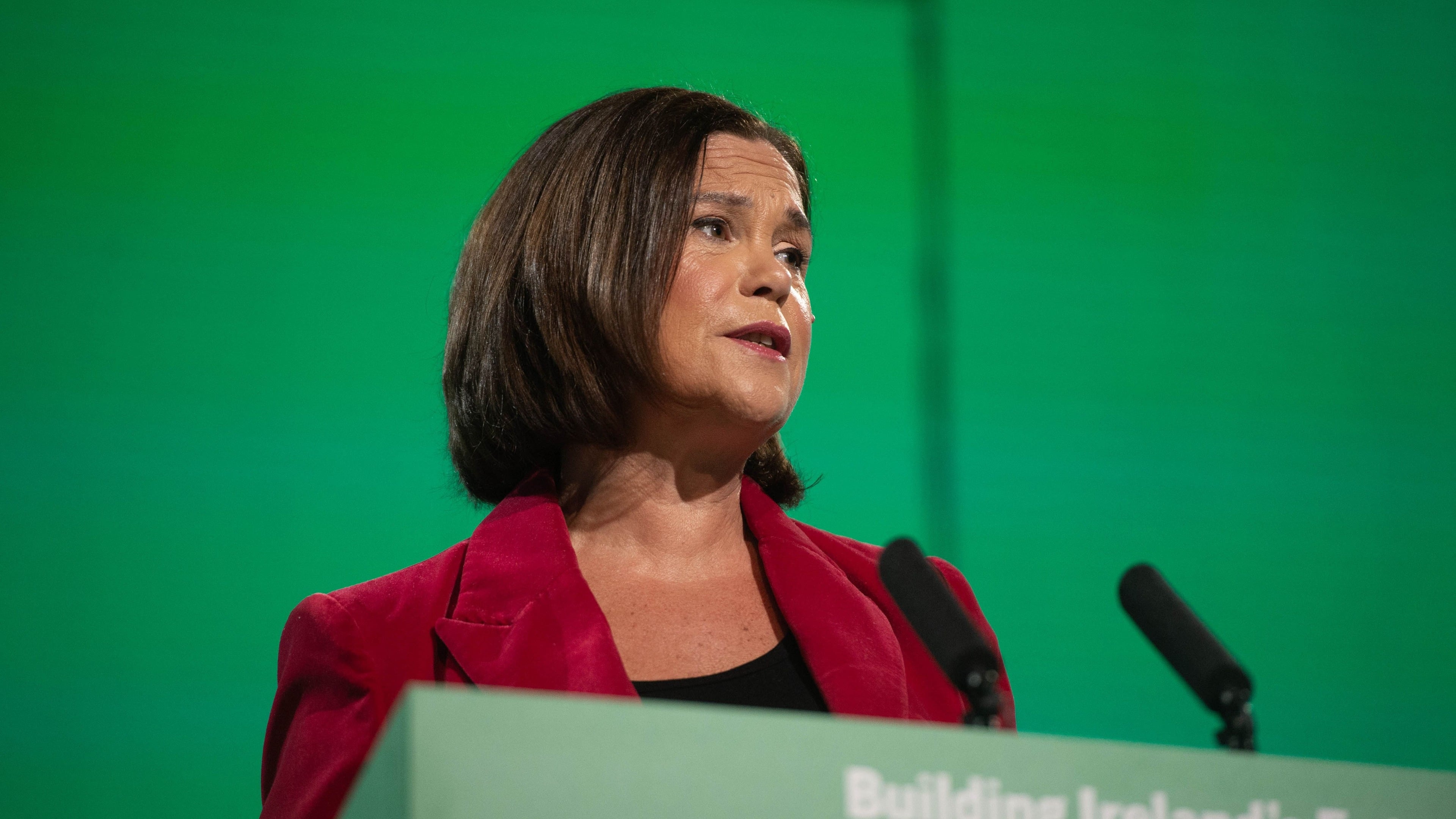 Micheál Martin and Mary Lou McDonald discuss the future of Irish unity