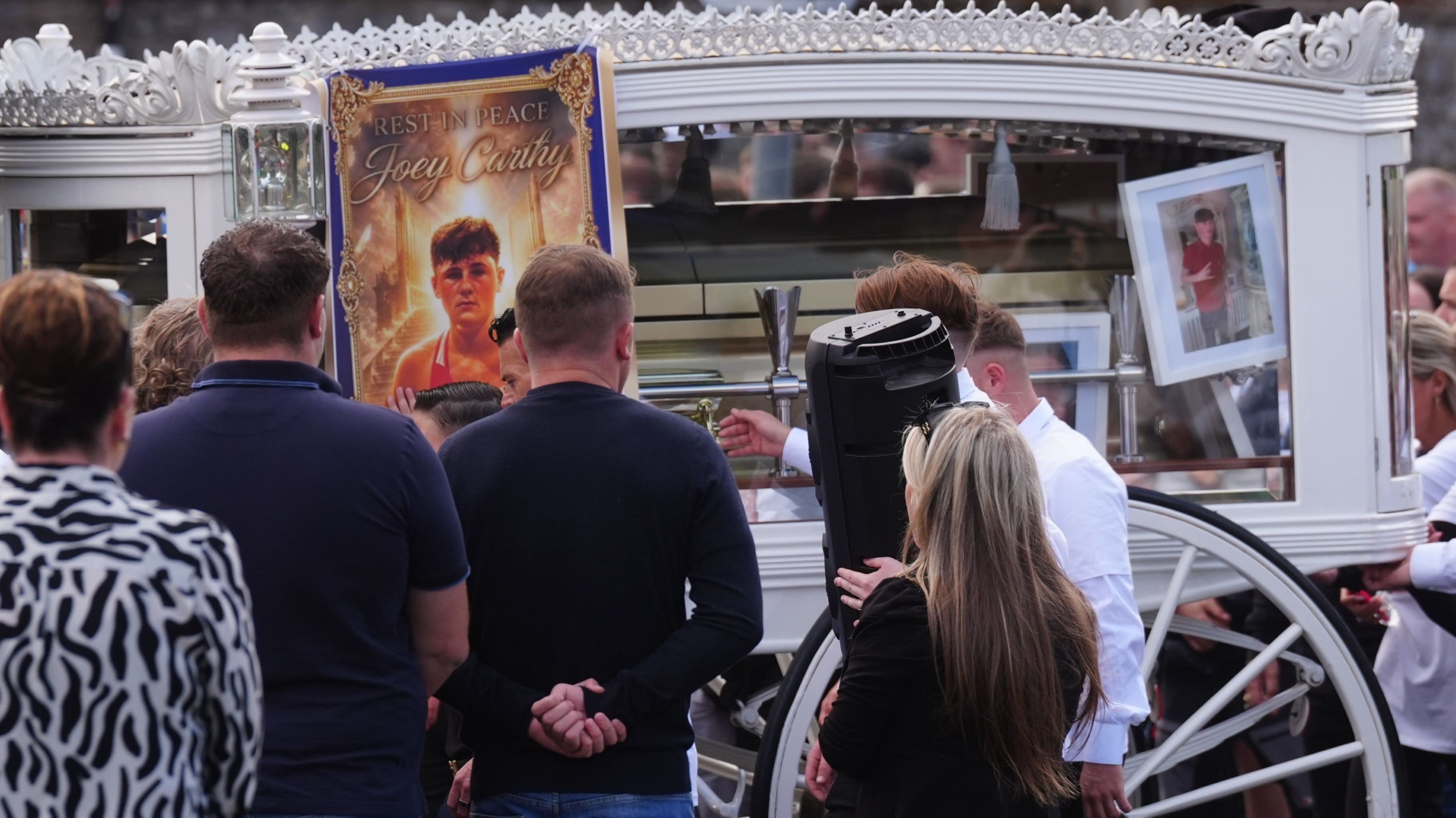 Funeral held for teenager killed in wrong-way motorway crash