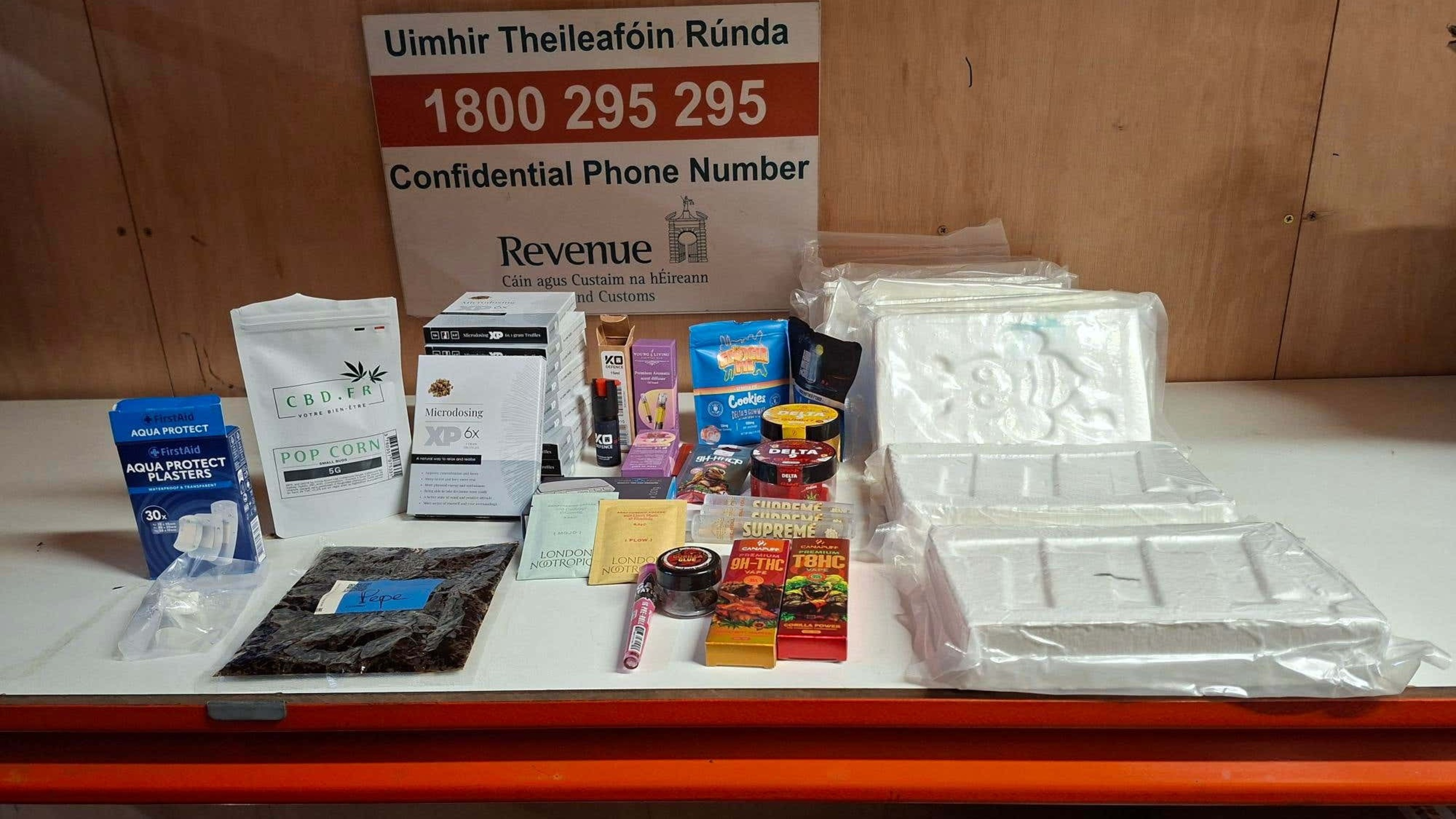 More than half a million euro worth of drugs seized by Revenue