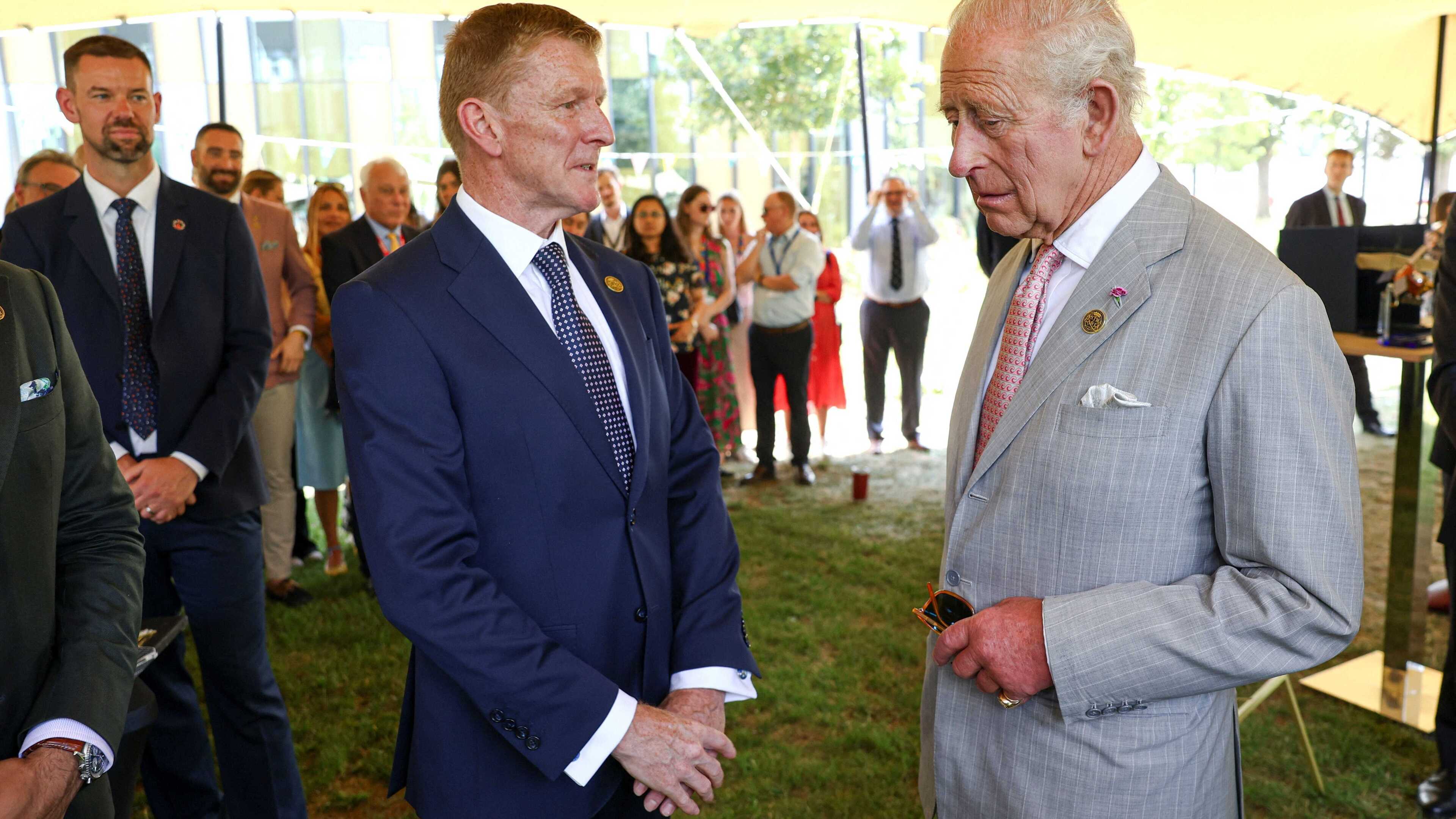 King launches initiative at Oxfordshire space hub with Major Tim Peake