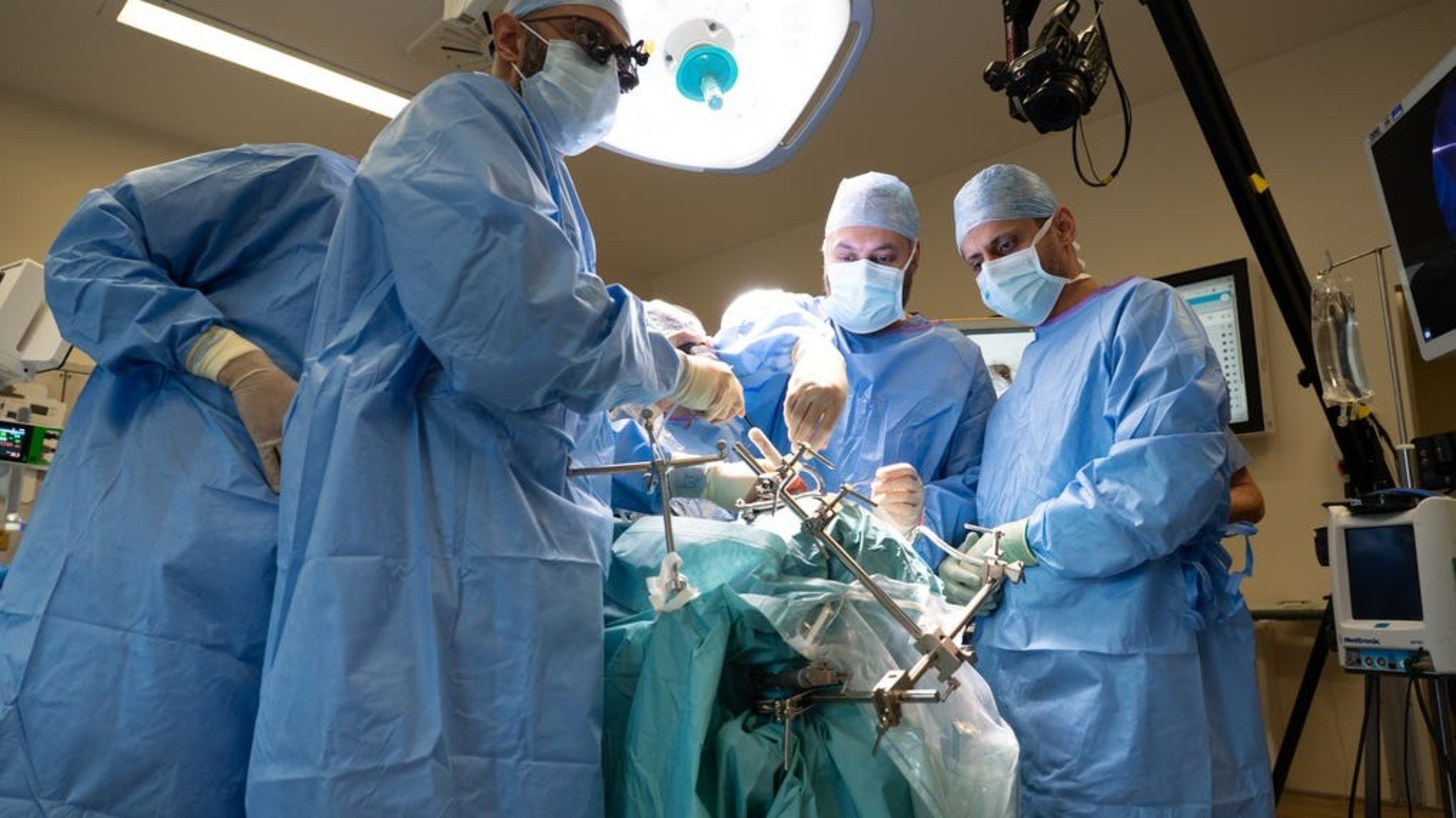 Grandfather receives pioneering UK-first operation to treat brain issue