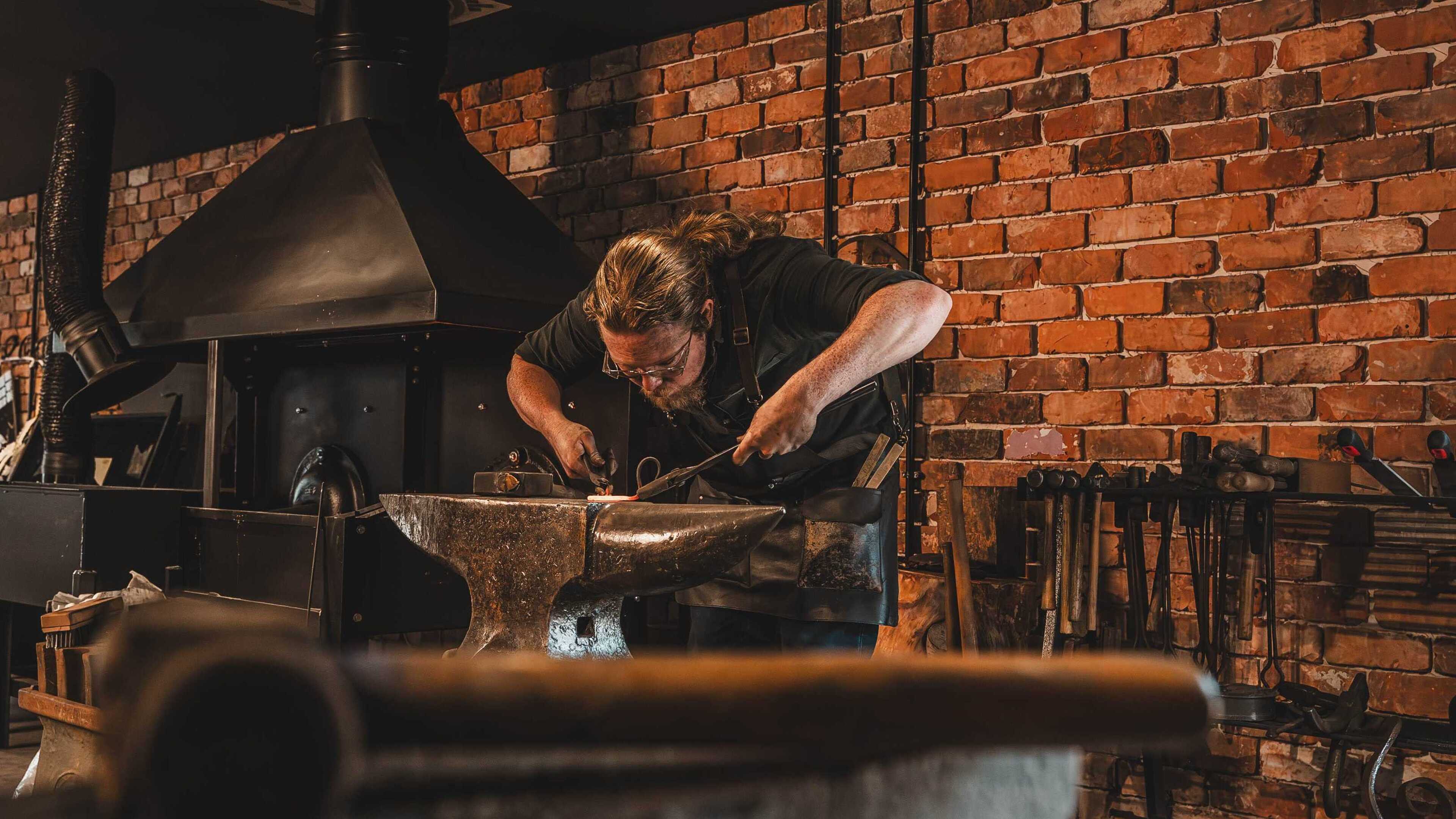 Blacksmithing returns to Gretna Green for the first time in 150 years