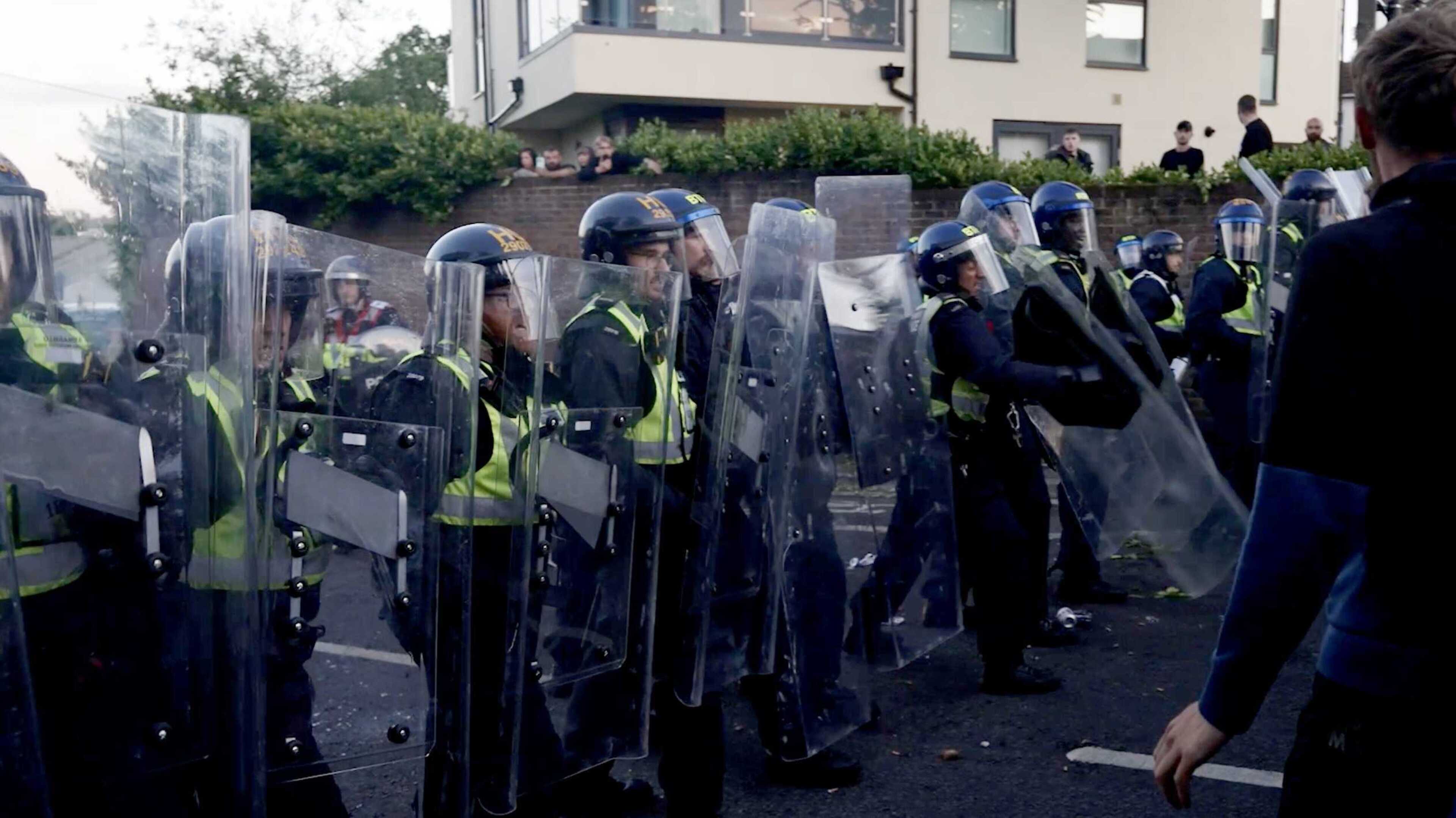 Protesters clash with police in Southampton over Henry Nowak murder