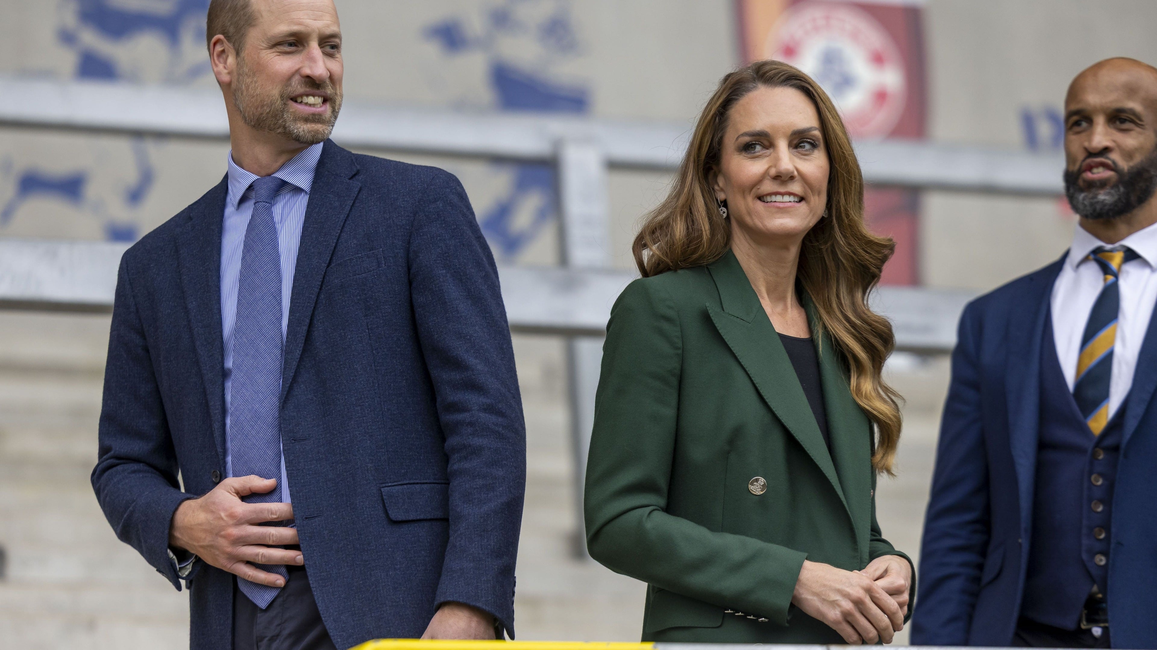Prince William and Kate visit Leeds Rhinos amid fundraising for MND charity