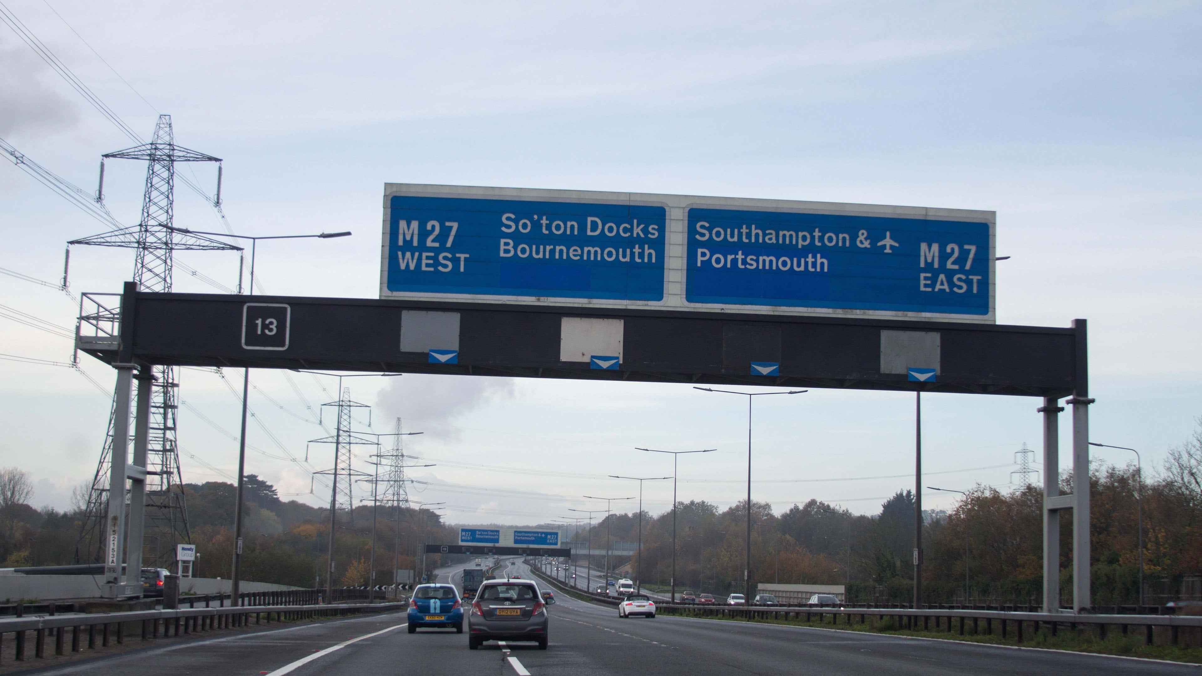 M27 criticised after being named worst motorway for ongoing roadworks