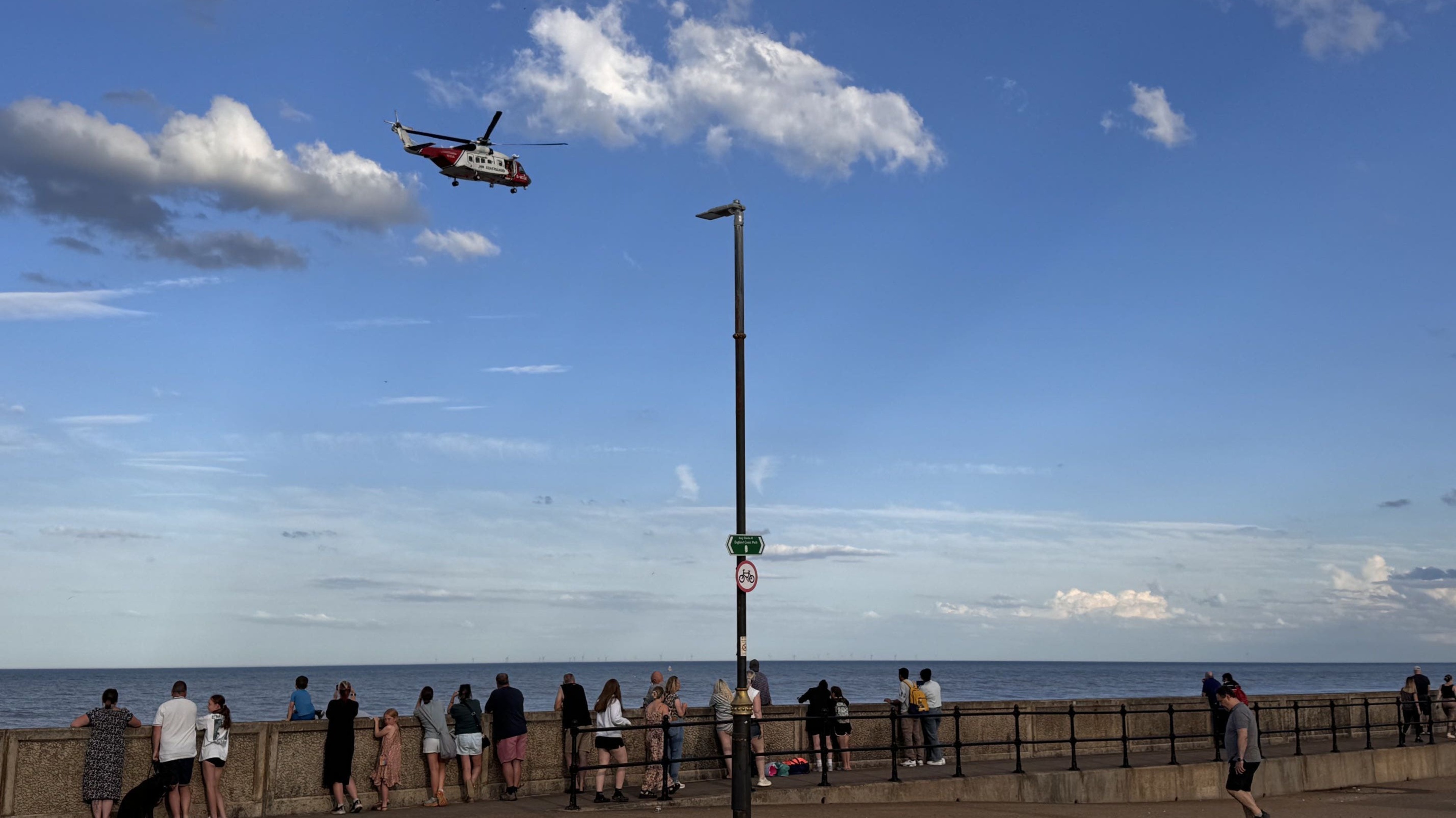 Police searching for teenage boy in sea off East Yorkshire coast