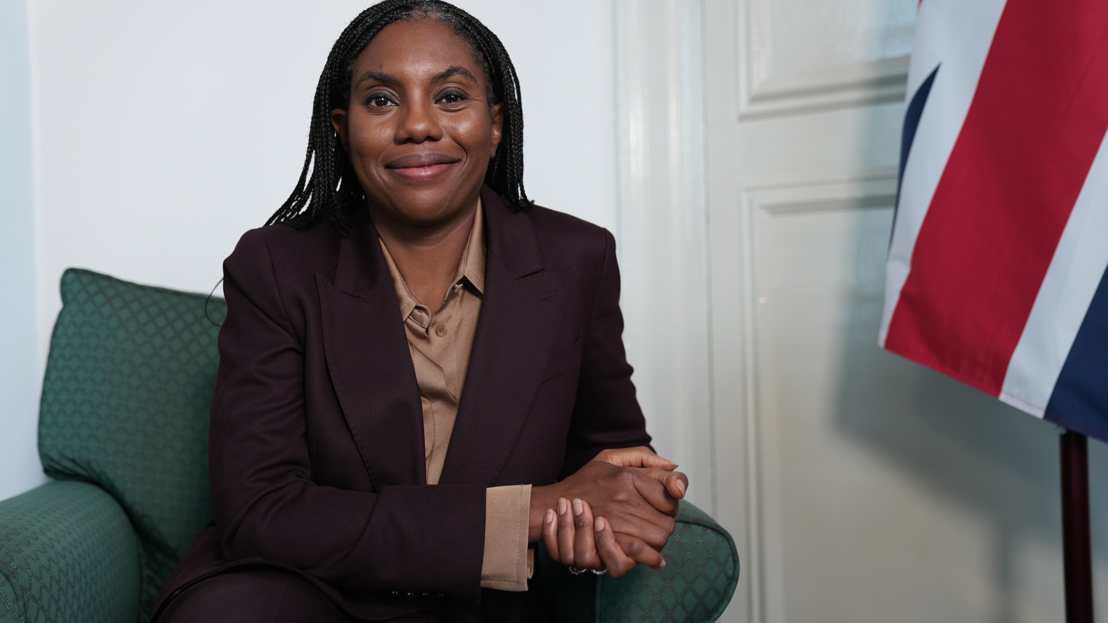 Kemi Badenoch says triple lock is current Conservative policy in draft manifesto