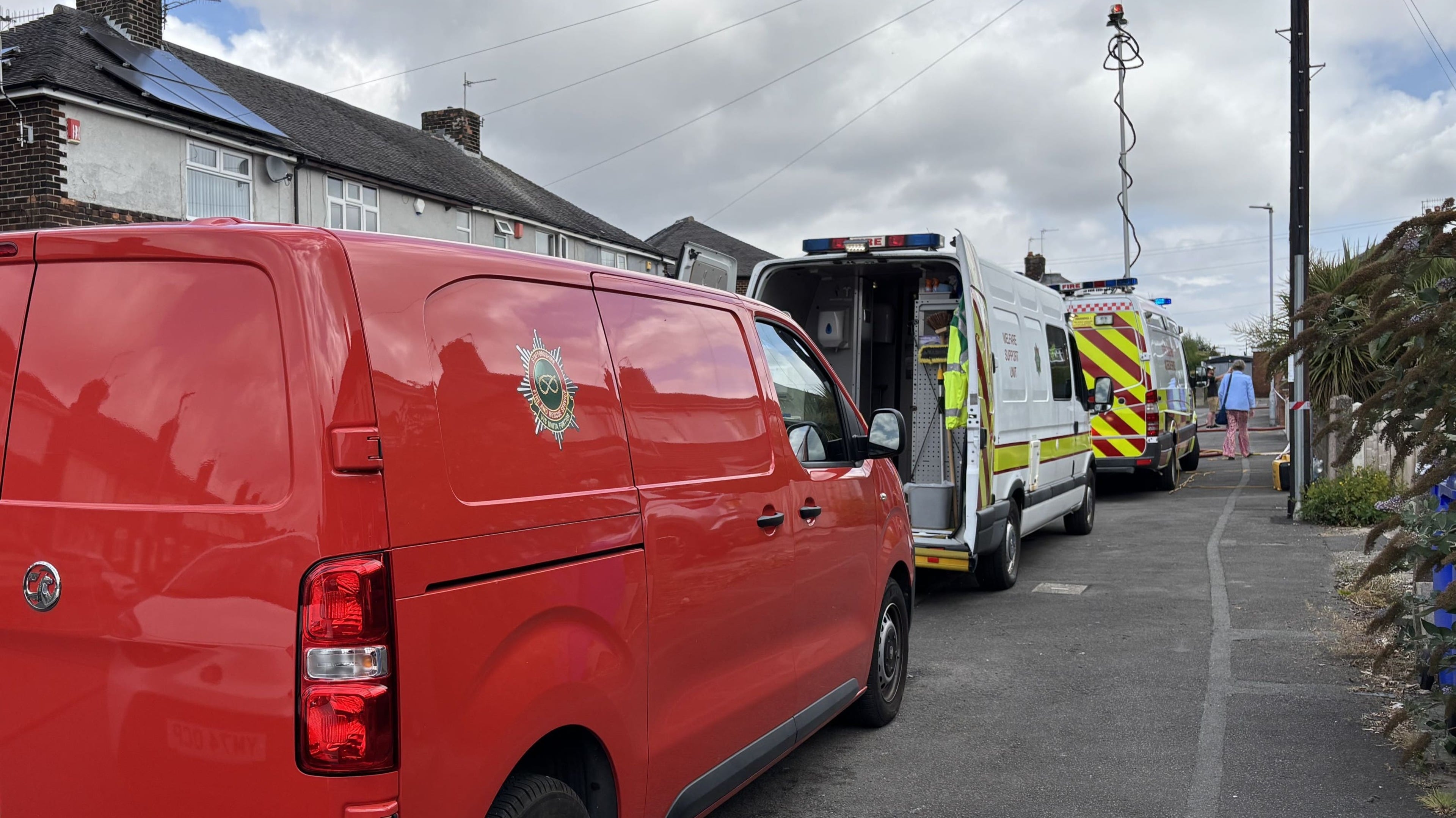 Two arrested after West Midlands fire damages four homes