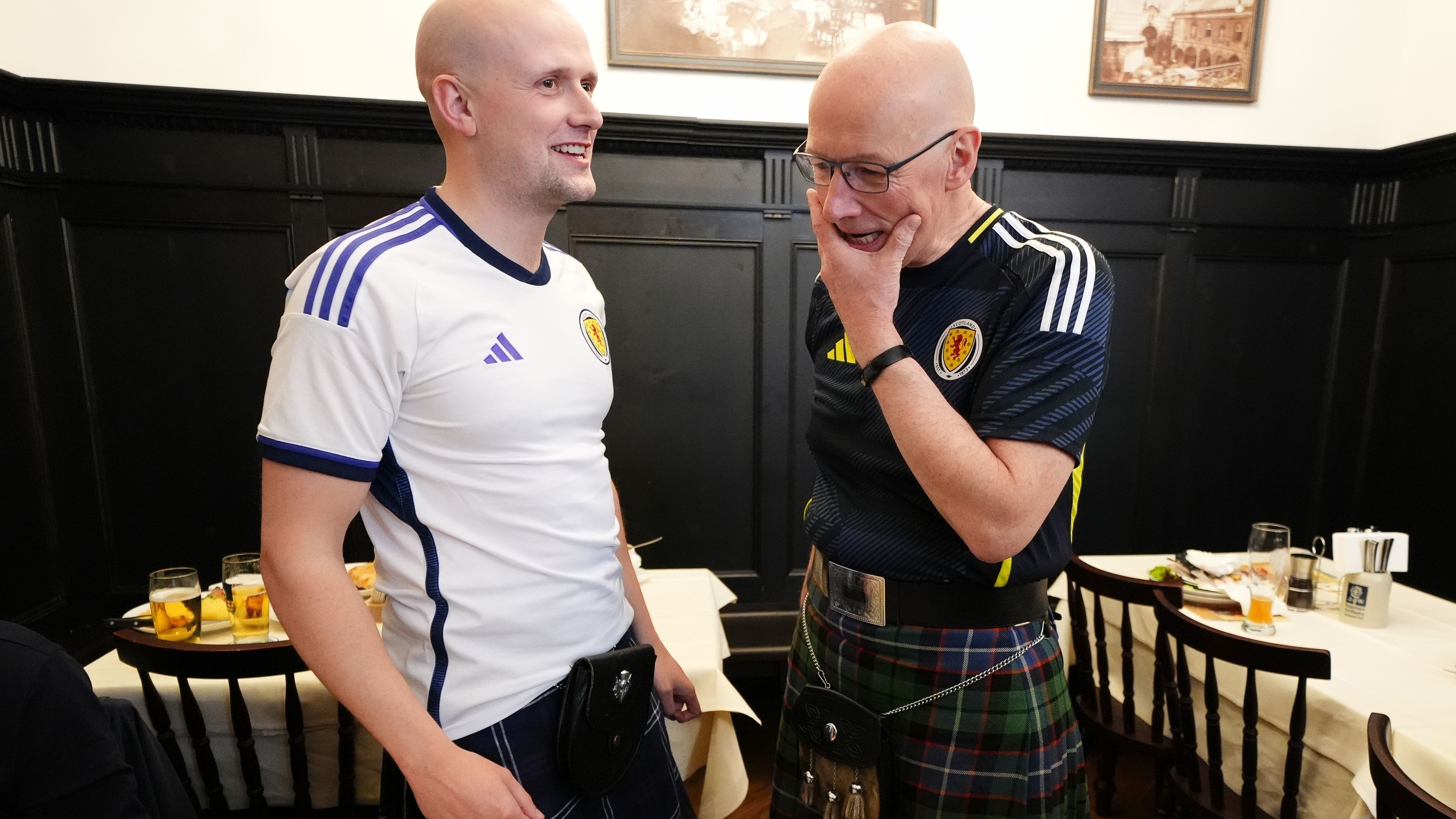 Stephen Flynn watches at home as Scotland win World Cup opener