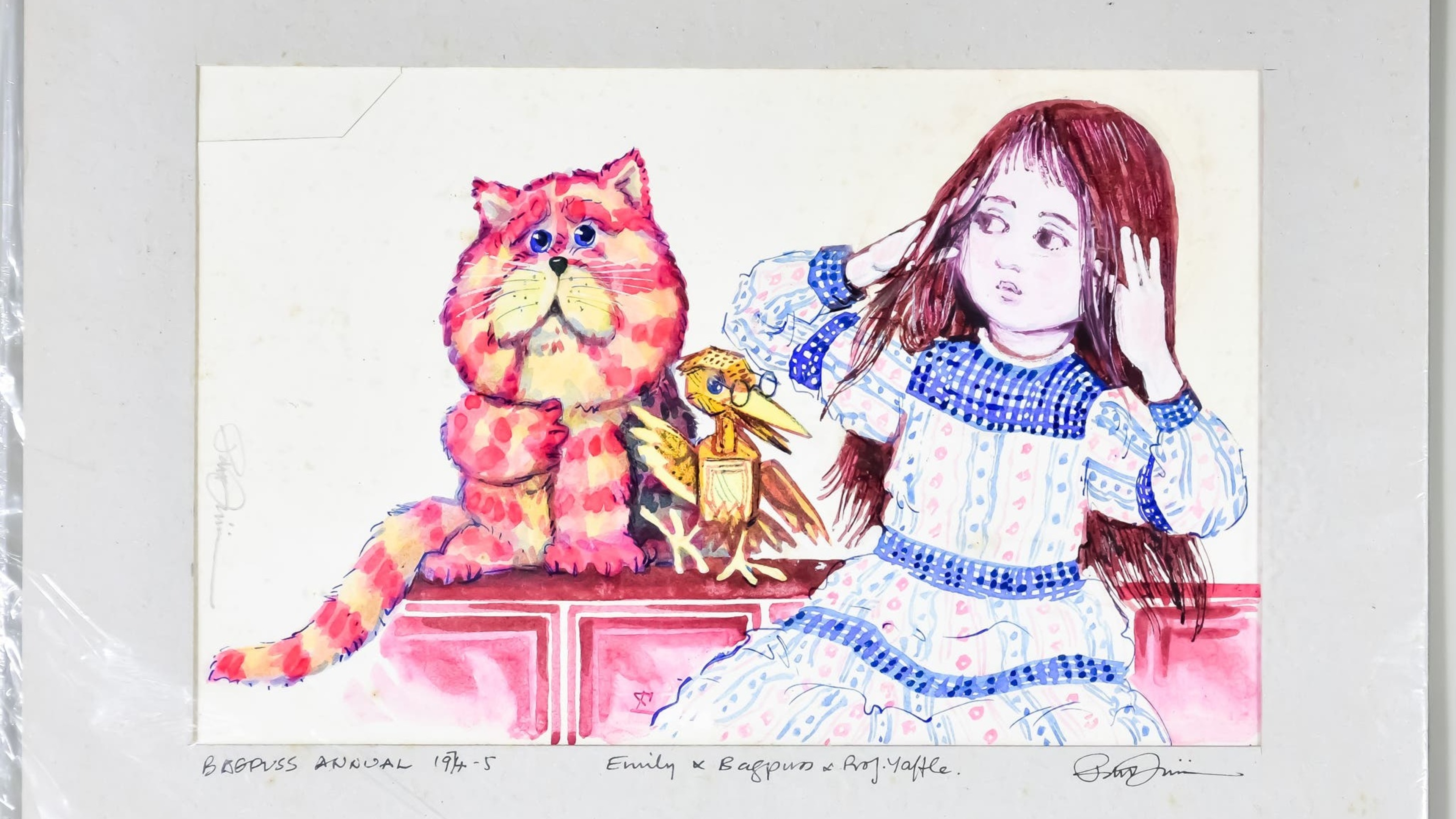 Original artwork of Bagpuss, The Clangers and Basil Brush fetches £400,000