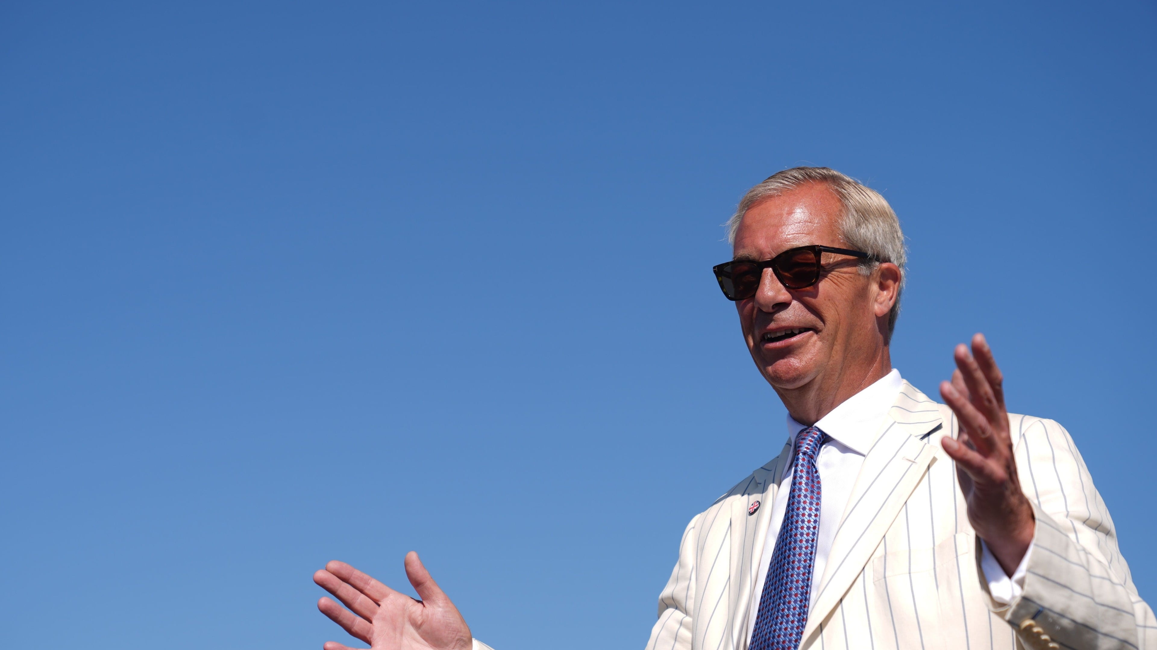 Clacton by-election results do not end donation questions for Reform’s Farage, rivals say