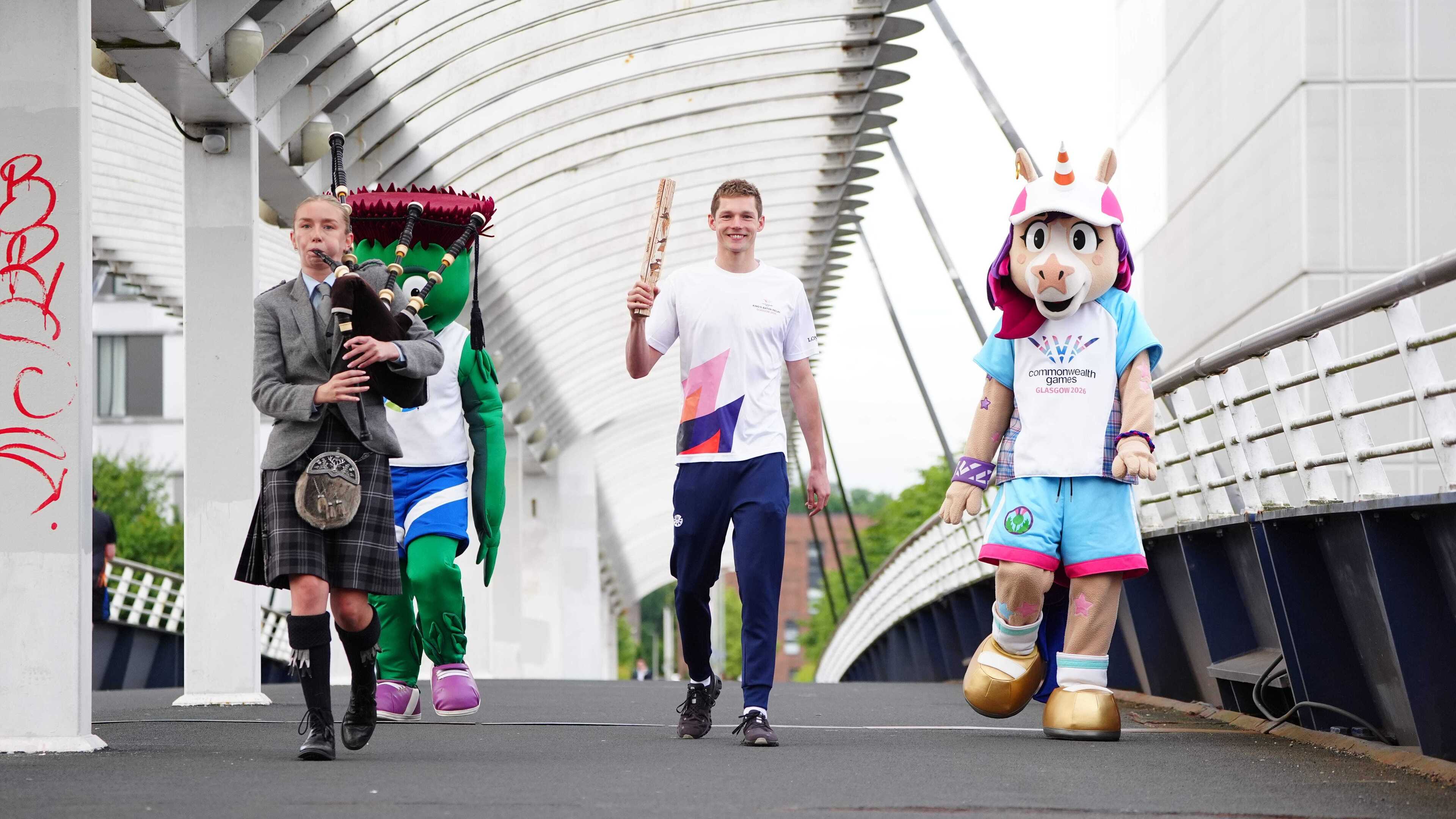 Commonwealth Games baton begins Scottish tour in Glasgow
