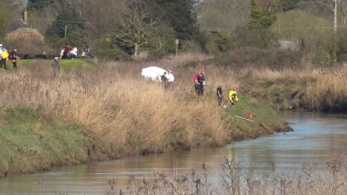 Two teenagers in car that crashed into river identified by police ...