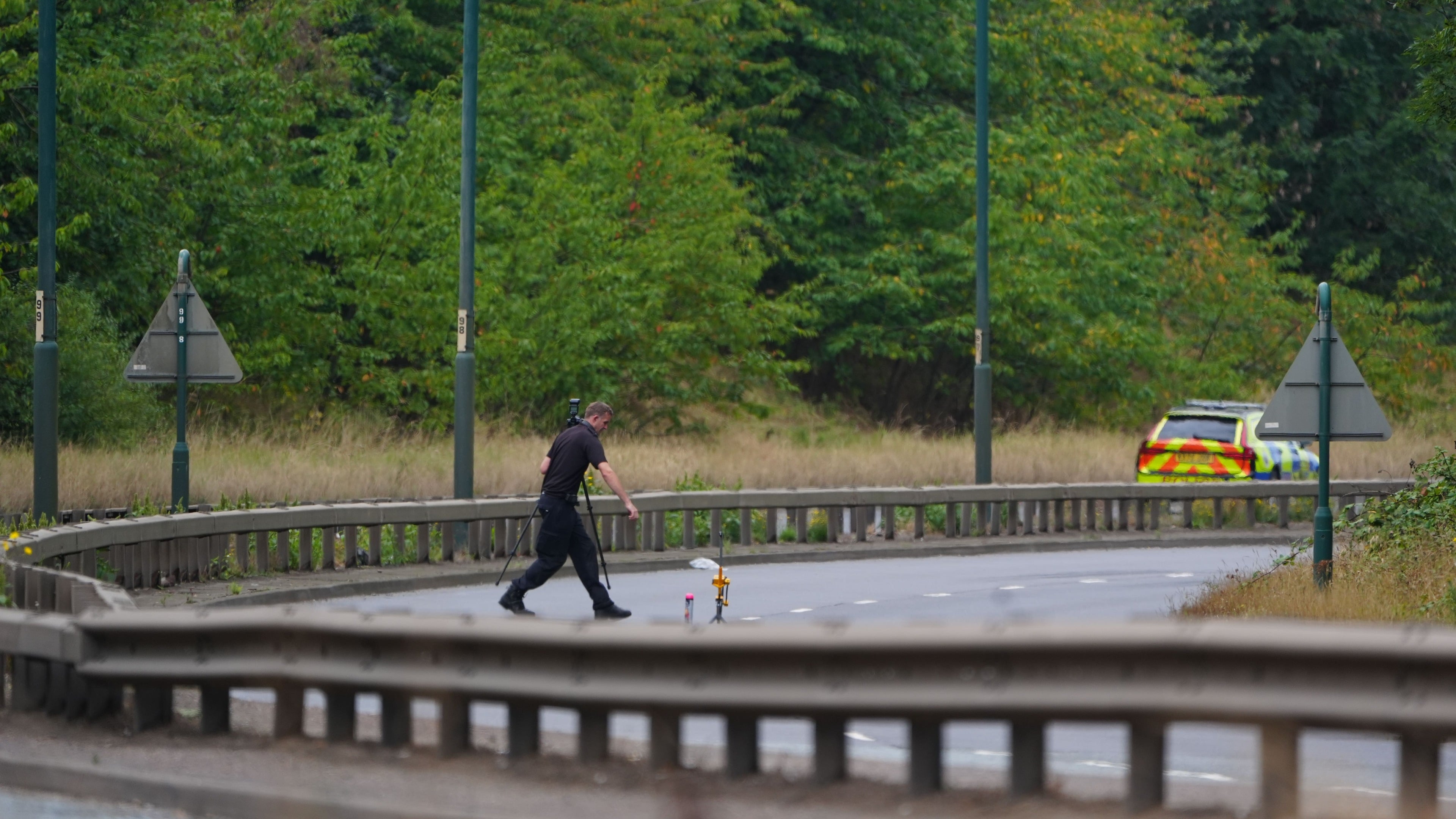 Police abort pursuit seconds before crash that kills seven and two officers
