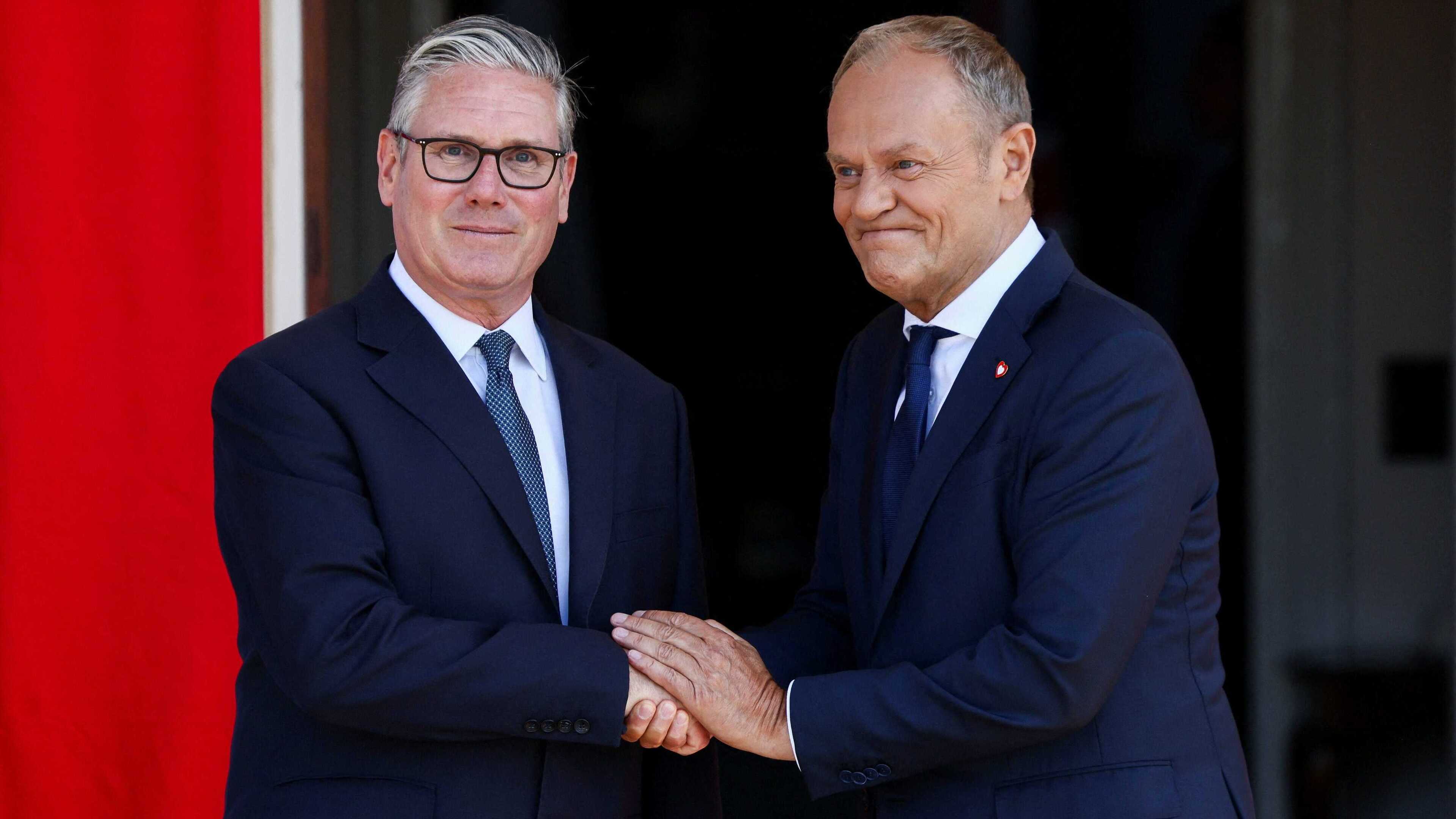 Keir Starmer signs defence pact with Poland’s Donald Tusk