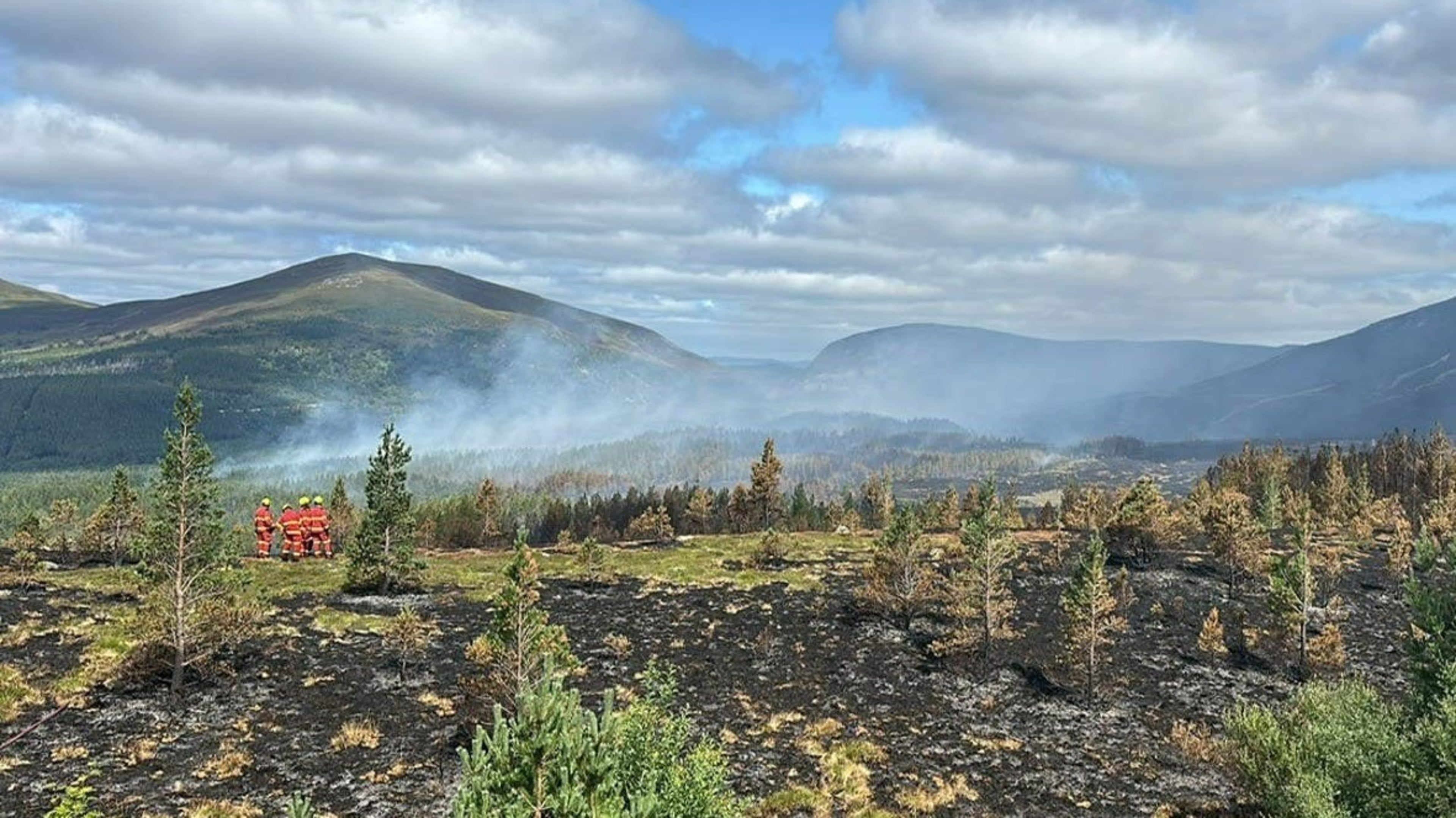 Firefighters leave Cairngorms wildfire scene after nearly five weeks