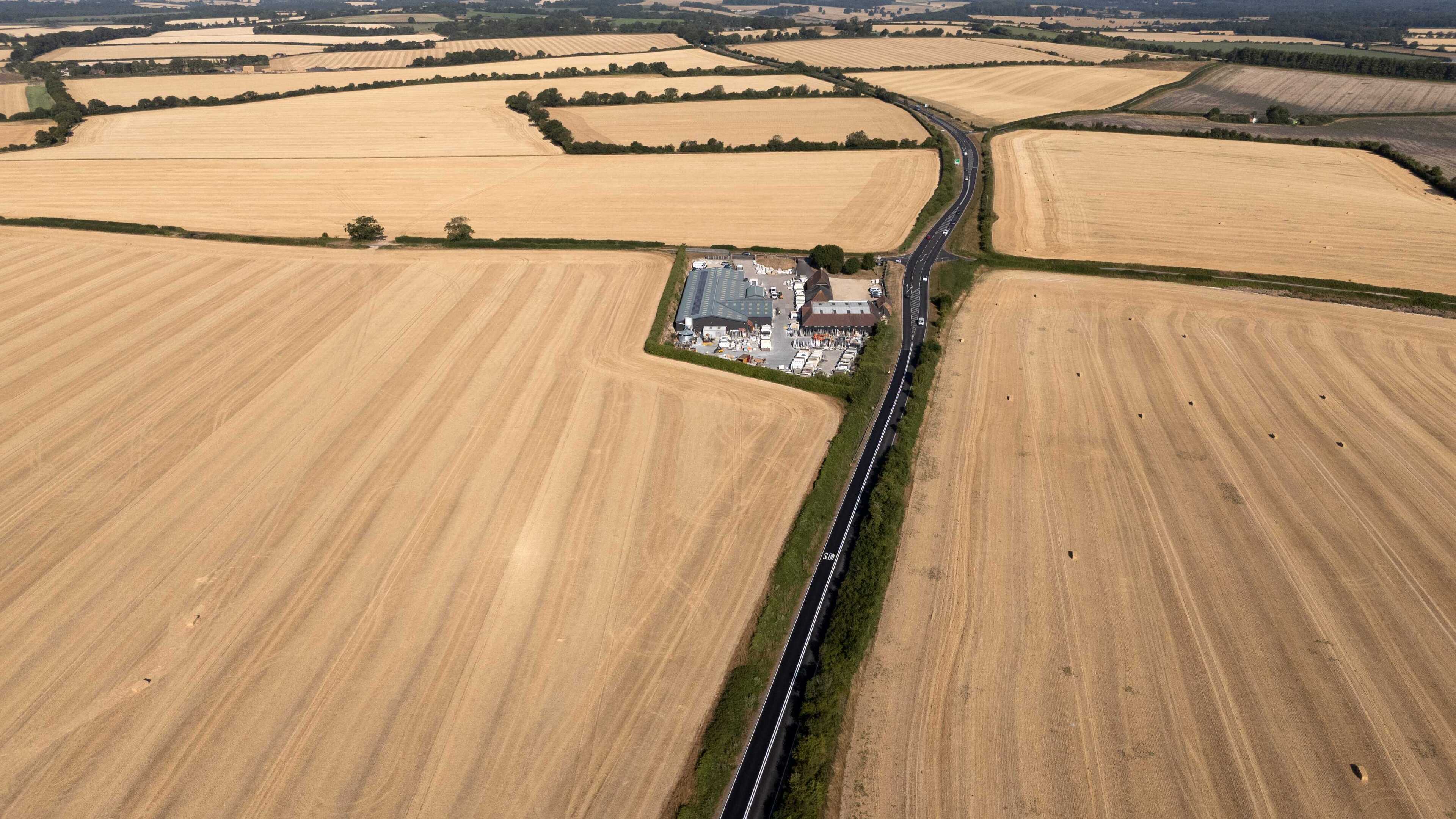 Dry, hot summer could make UK harvest one of the worst on record