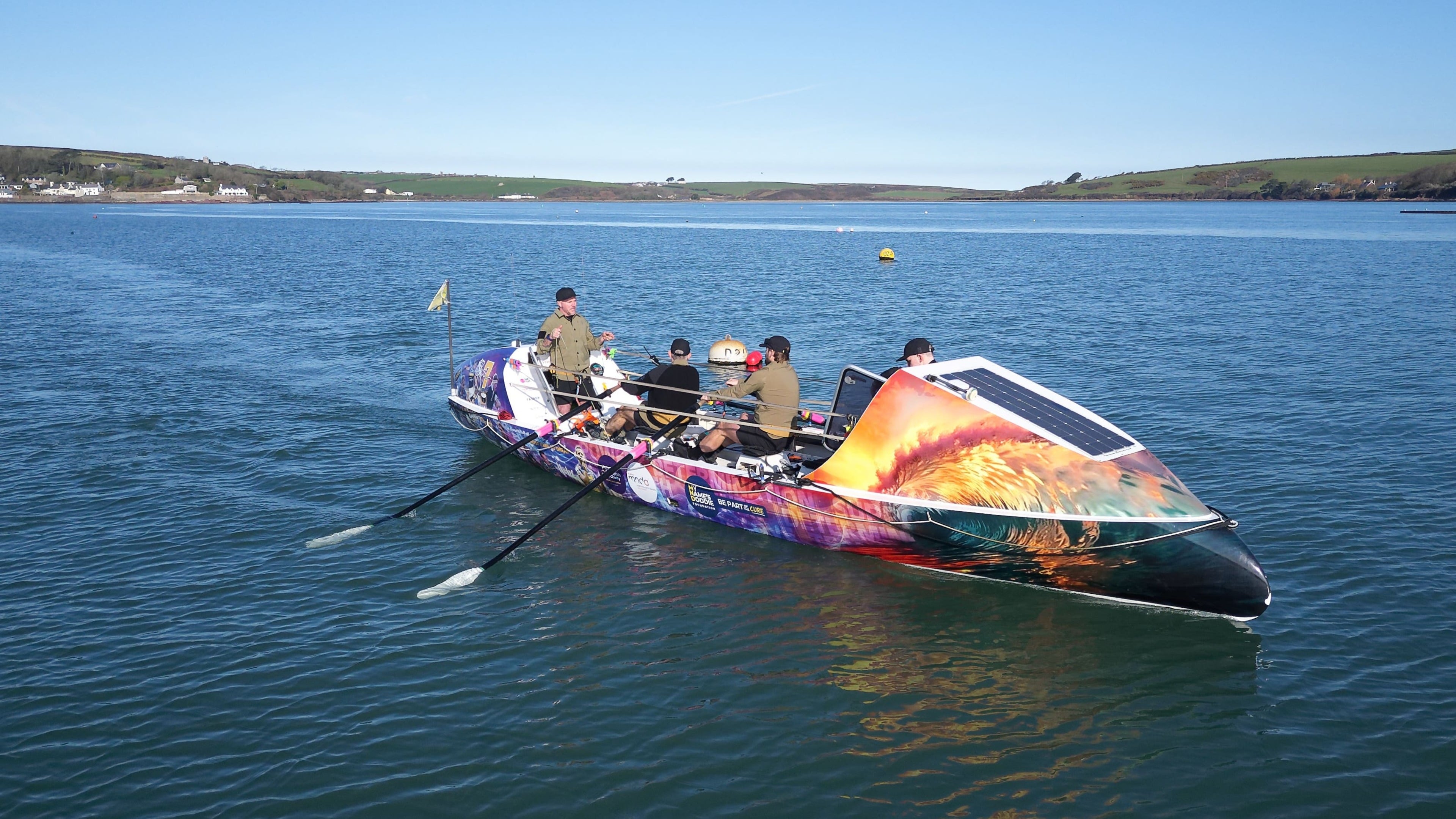 Charity rowers complete circumnavigation of Britain