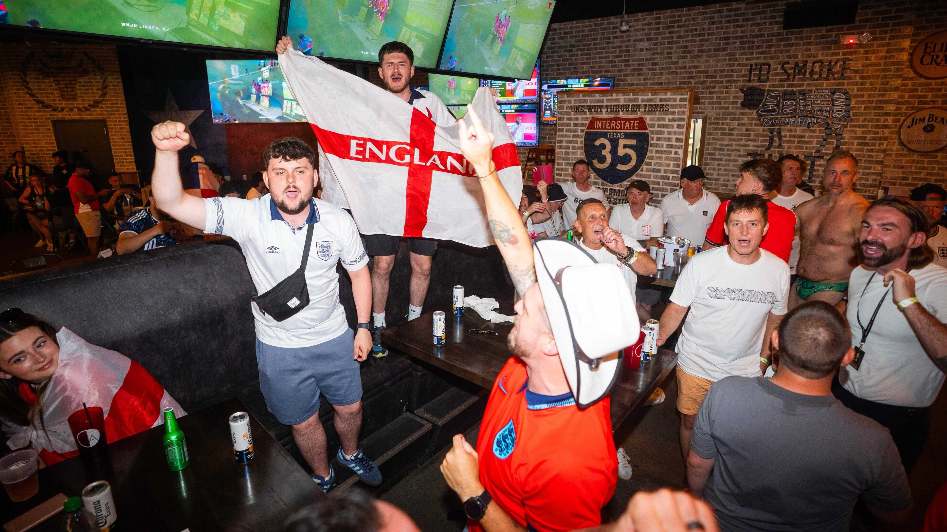 England fans confident after 2-0 win over Panama to top group