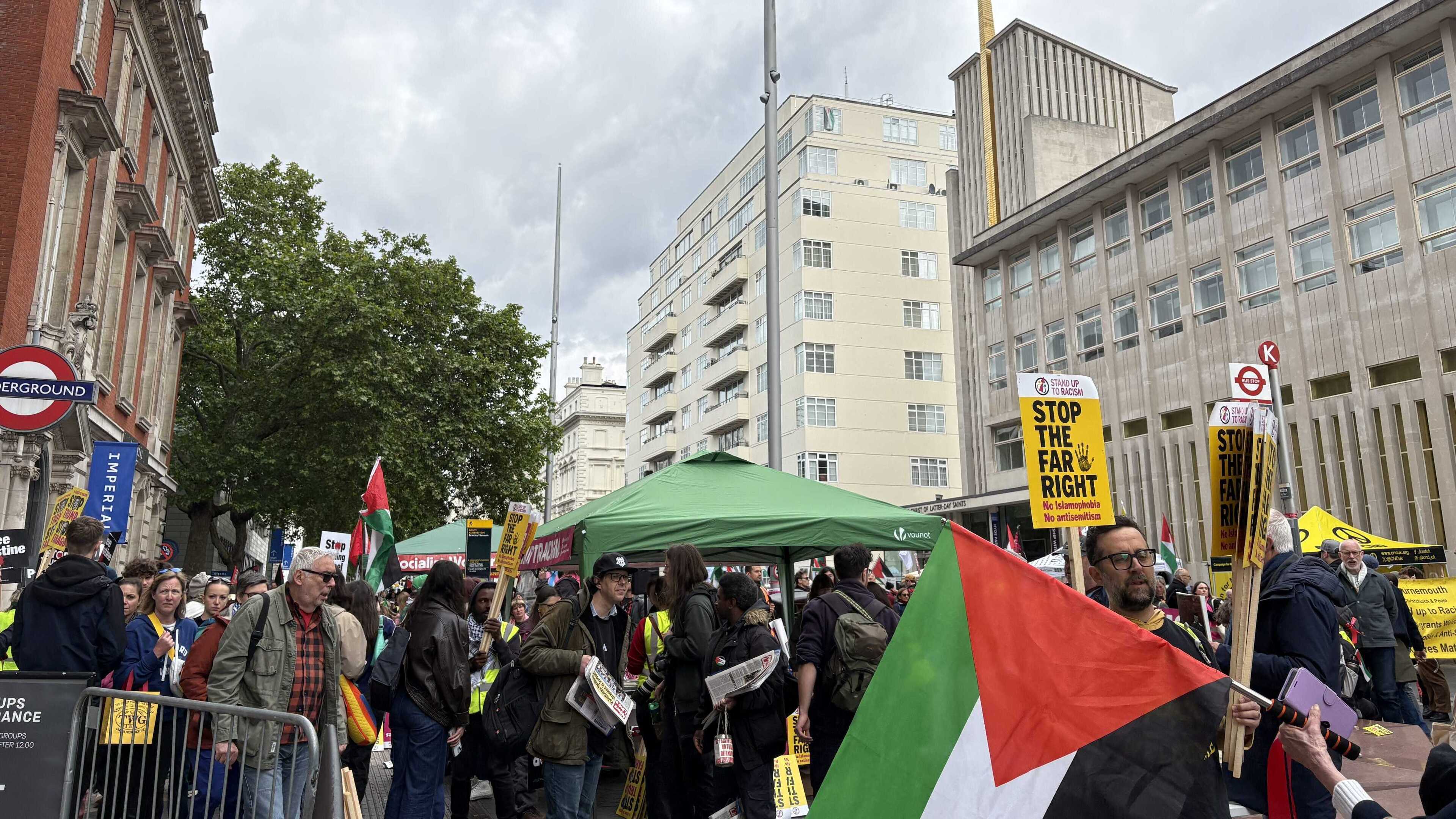 Thousands of people descend on London for two major protests