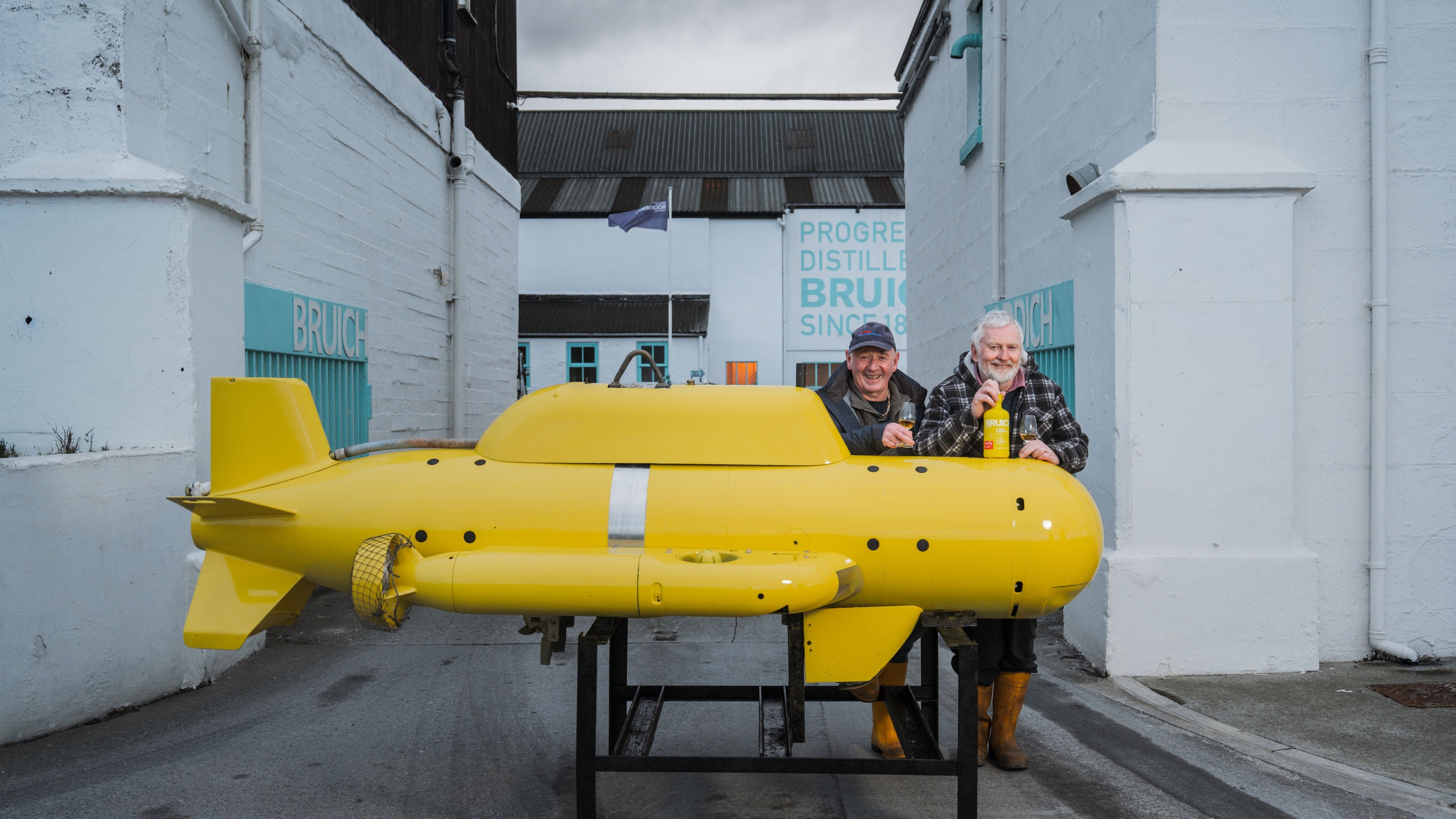 Fishermen recall mystery of ‘yellow submarine’ hauled ashore on Islay in 2005