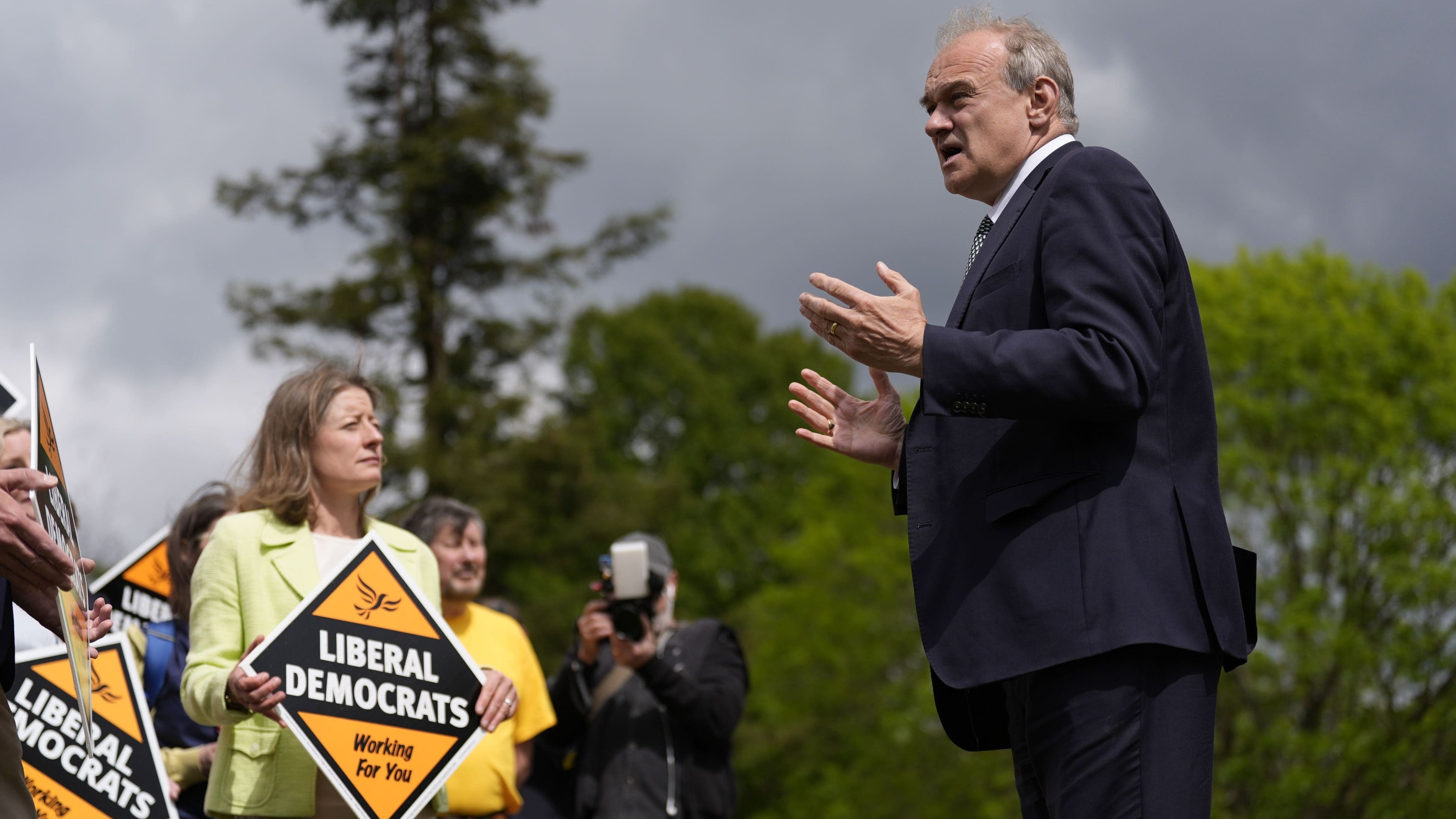 Lib Dem leader Davey says party is set to build on council gains
