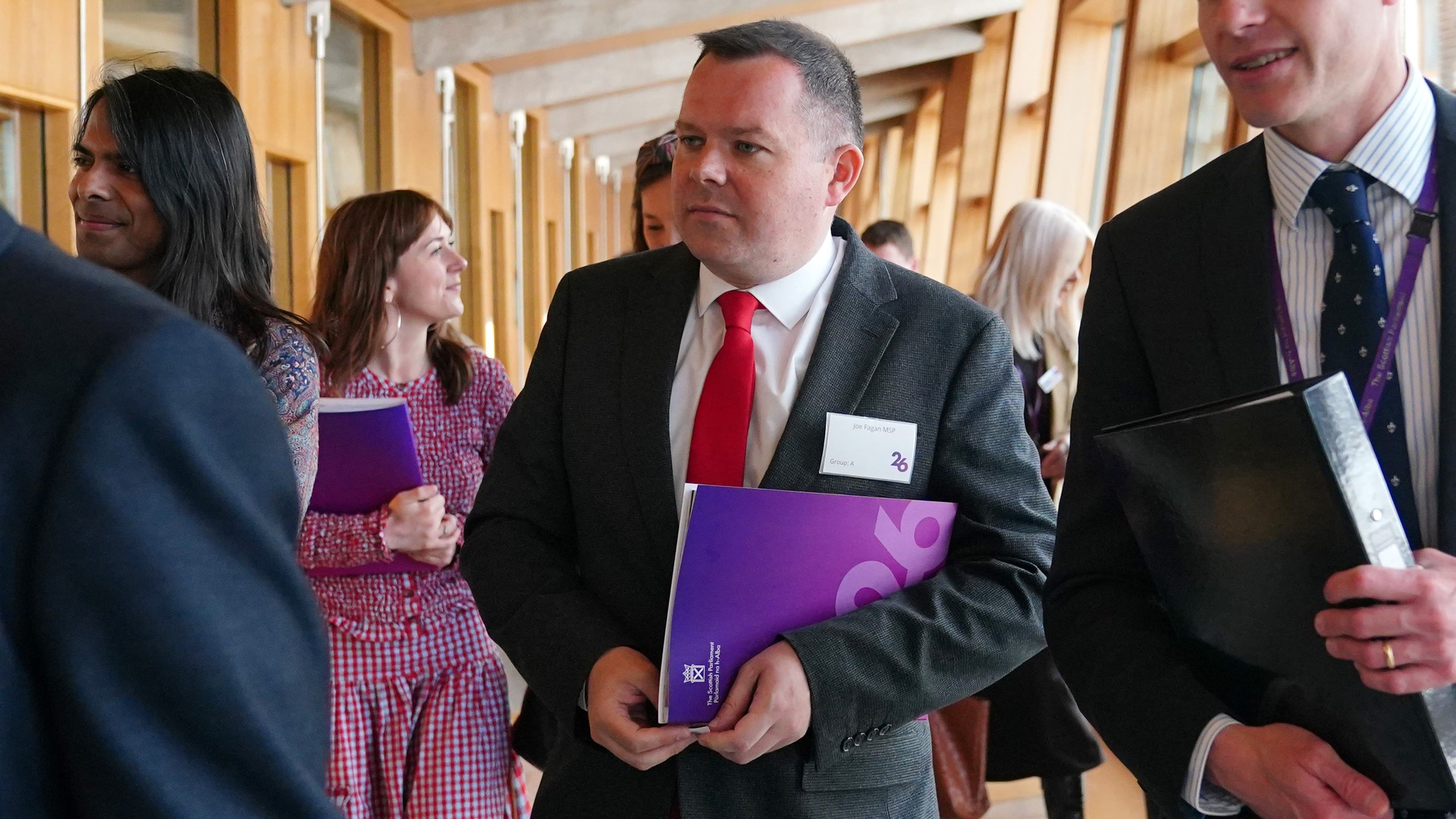 Scottish Labour leadership contender Joe Fagan receives backing from MSP Sweeney