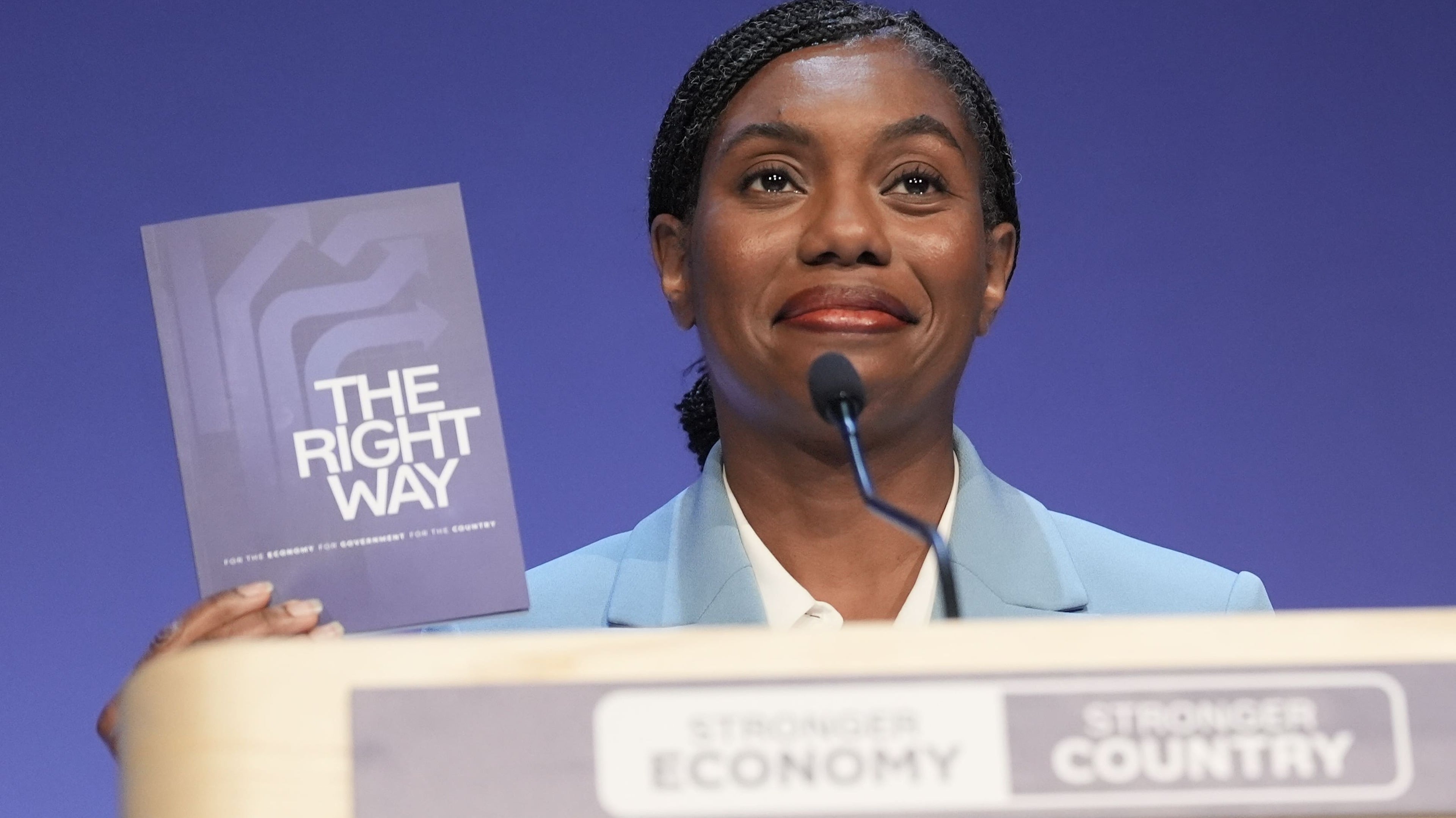 Kemi Badenoch says Conservatives will win next election with “new” political direction