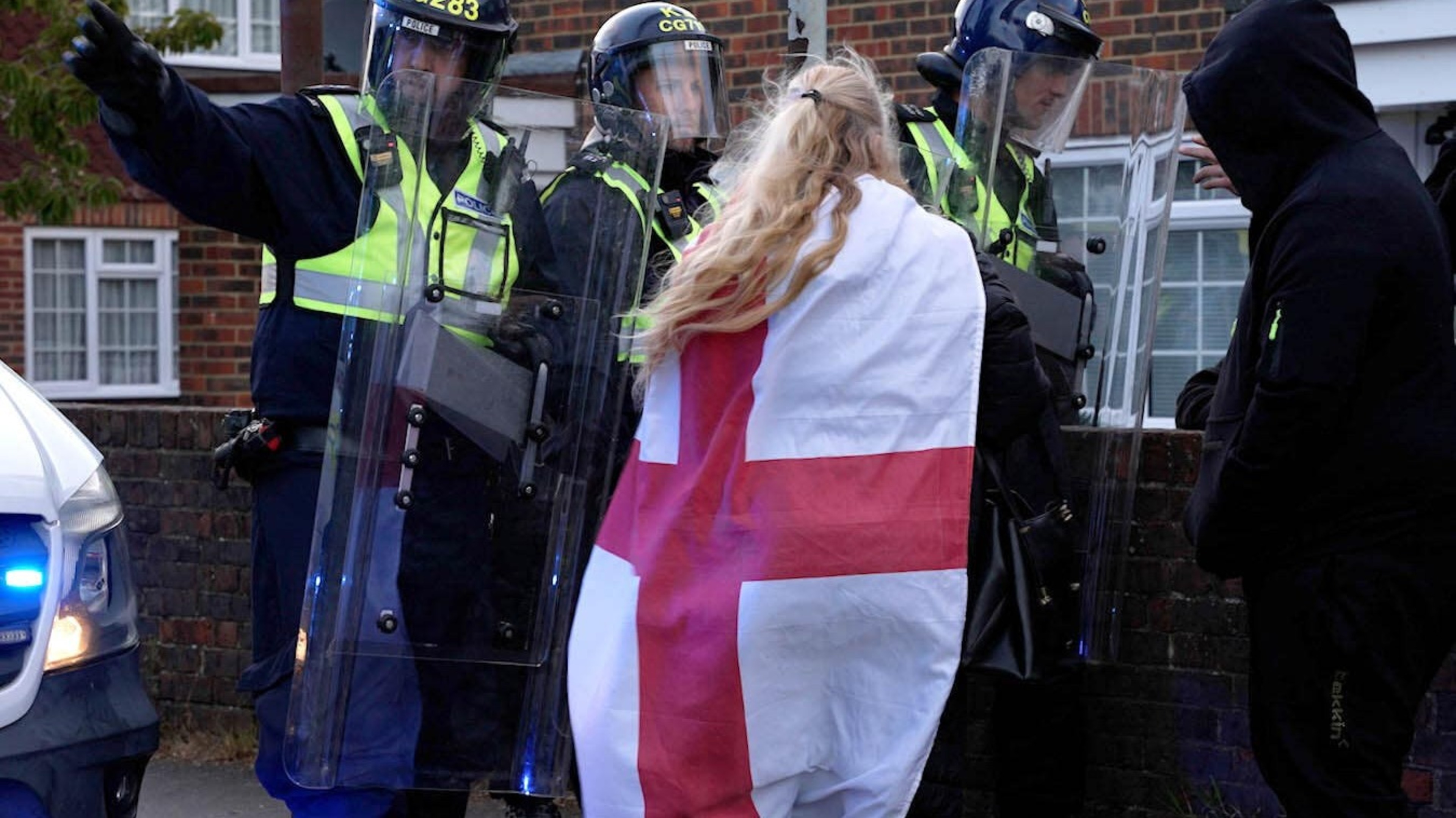 Disorder at protest over Epsom rape investigation branded ‘shameful’
