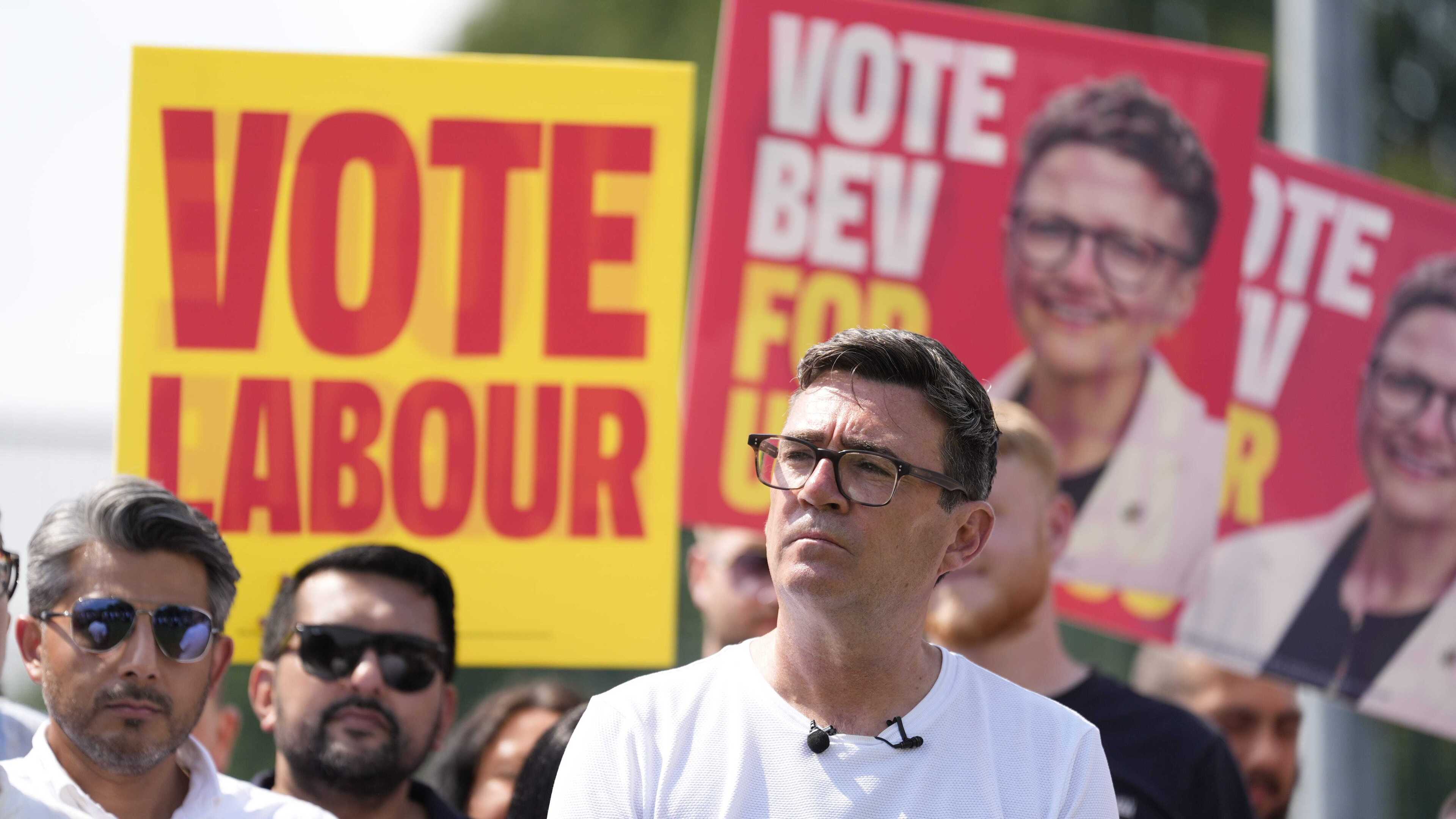 Andy Burnham urges Greater Manchester voters to back Labour in mayoral election