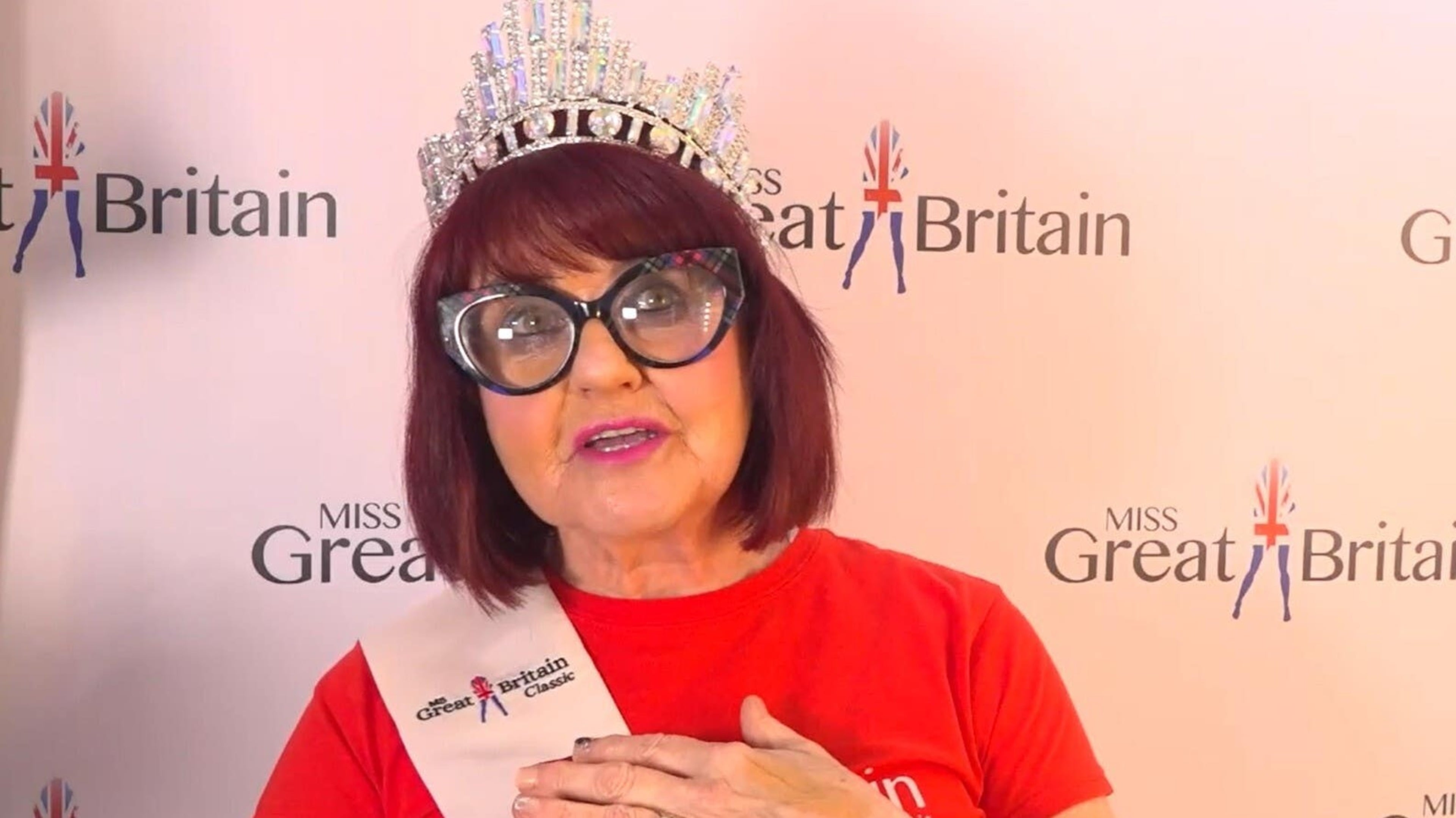 ‘Glamour Gran’, 71, falls just short at Miss Great Britain beauty pageant