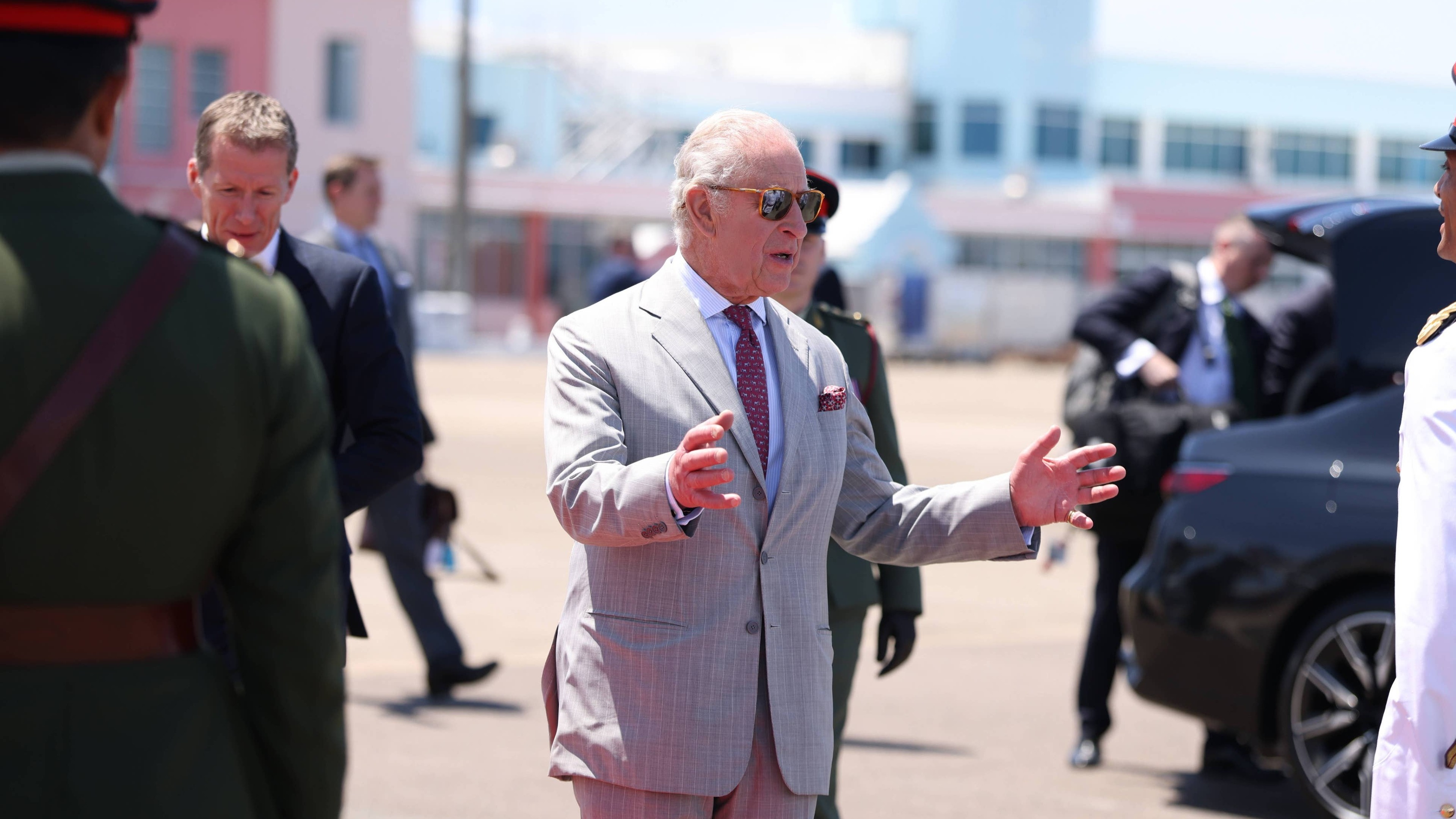 ‘Force is with us’ says King as he tours observatory in Bermuda