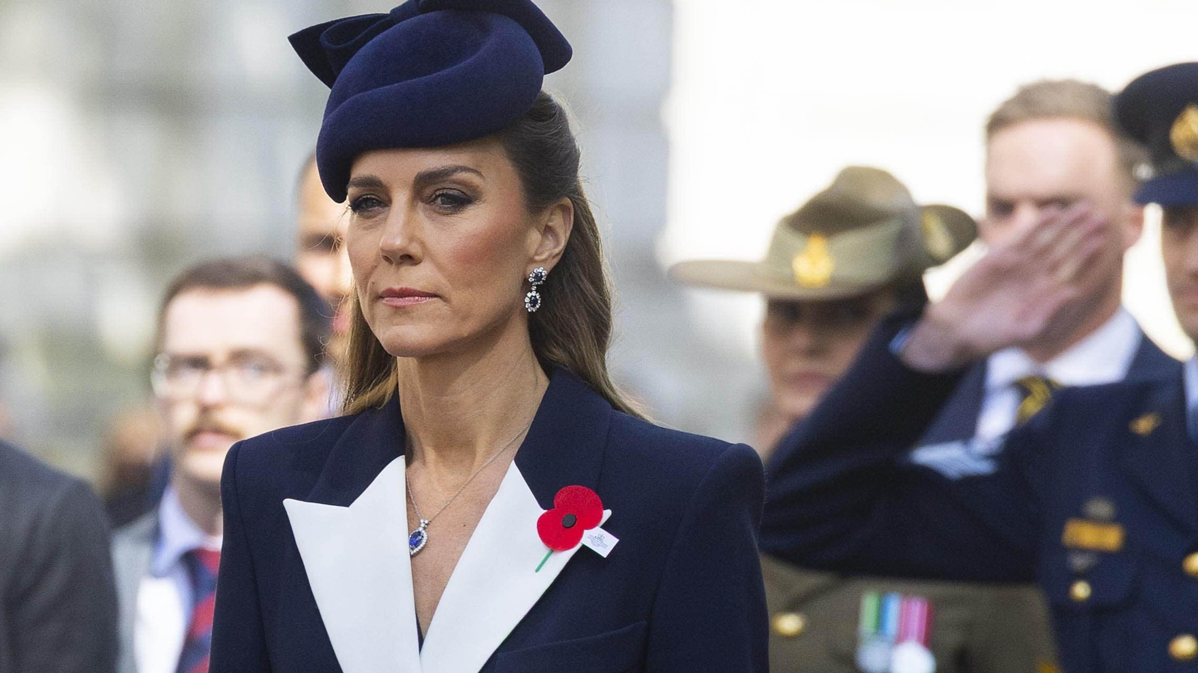 Princess of Wales lays wreath to mark Anzac Day