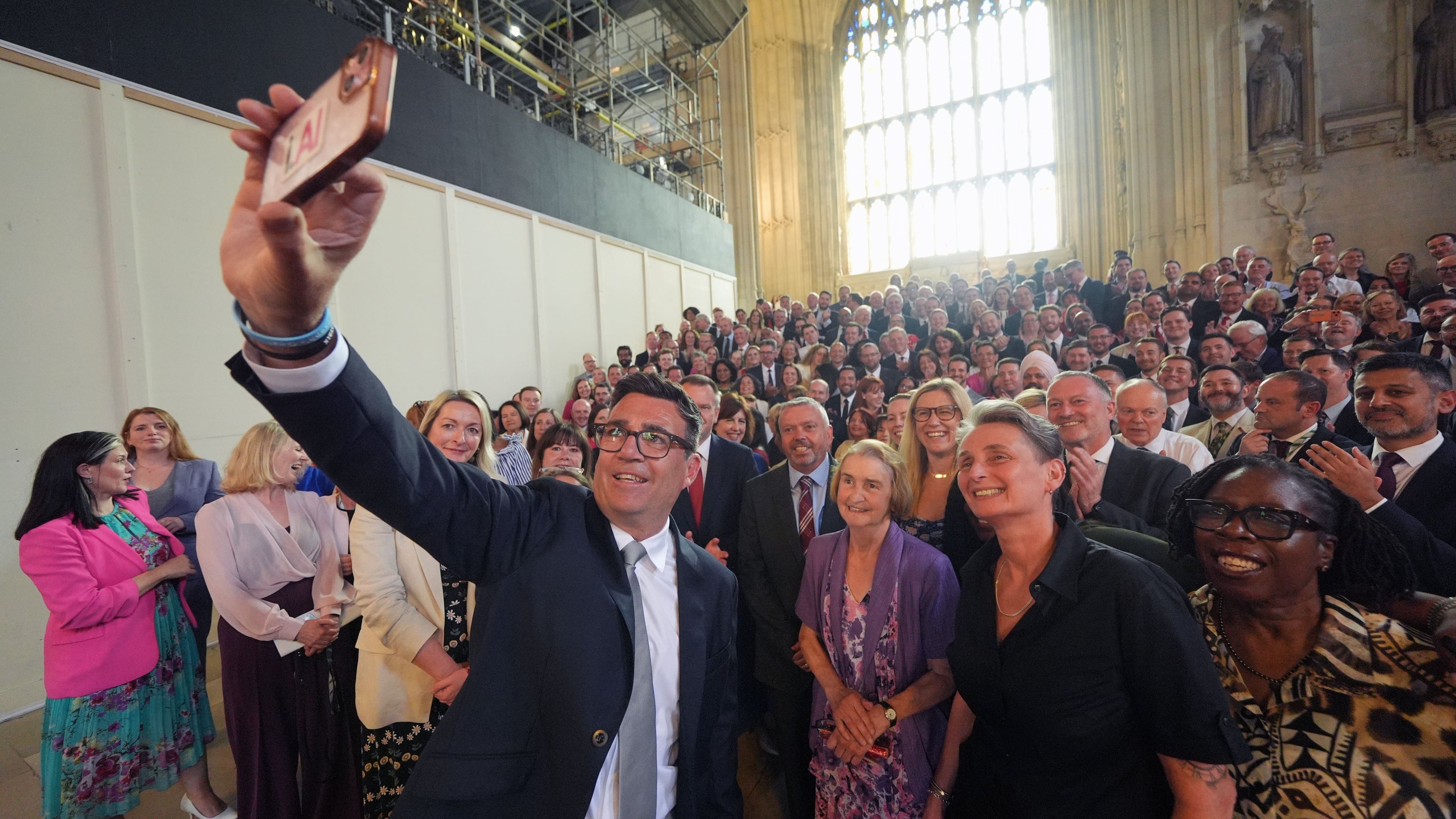 Andy Burnham returns to Westminster as Labour MPs show support