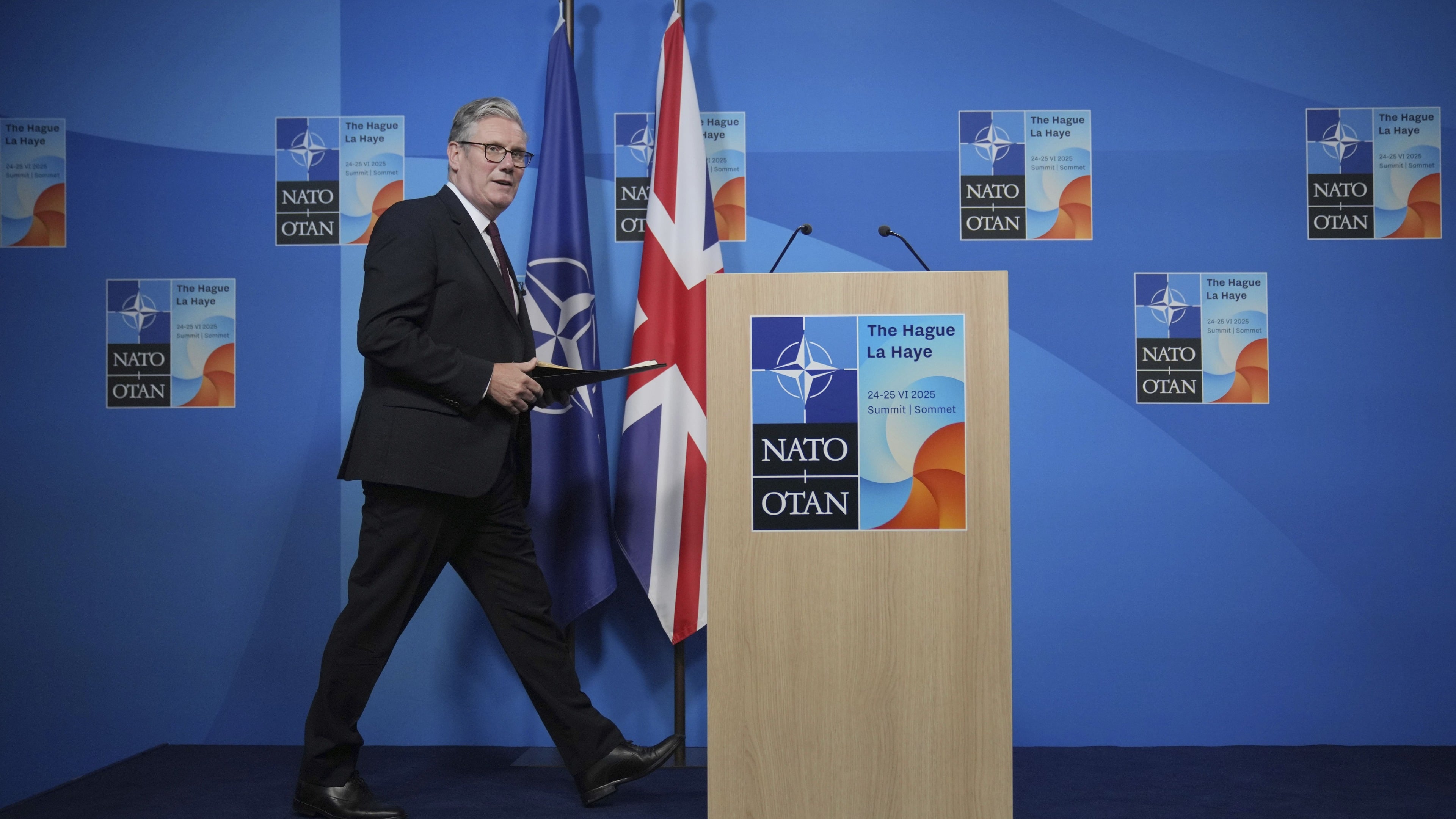 Starmer heads to Nato summit amid questions on defence spending