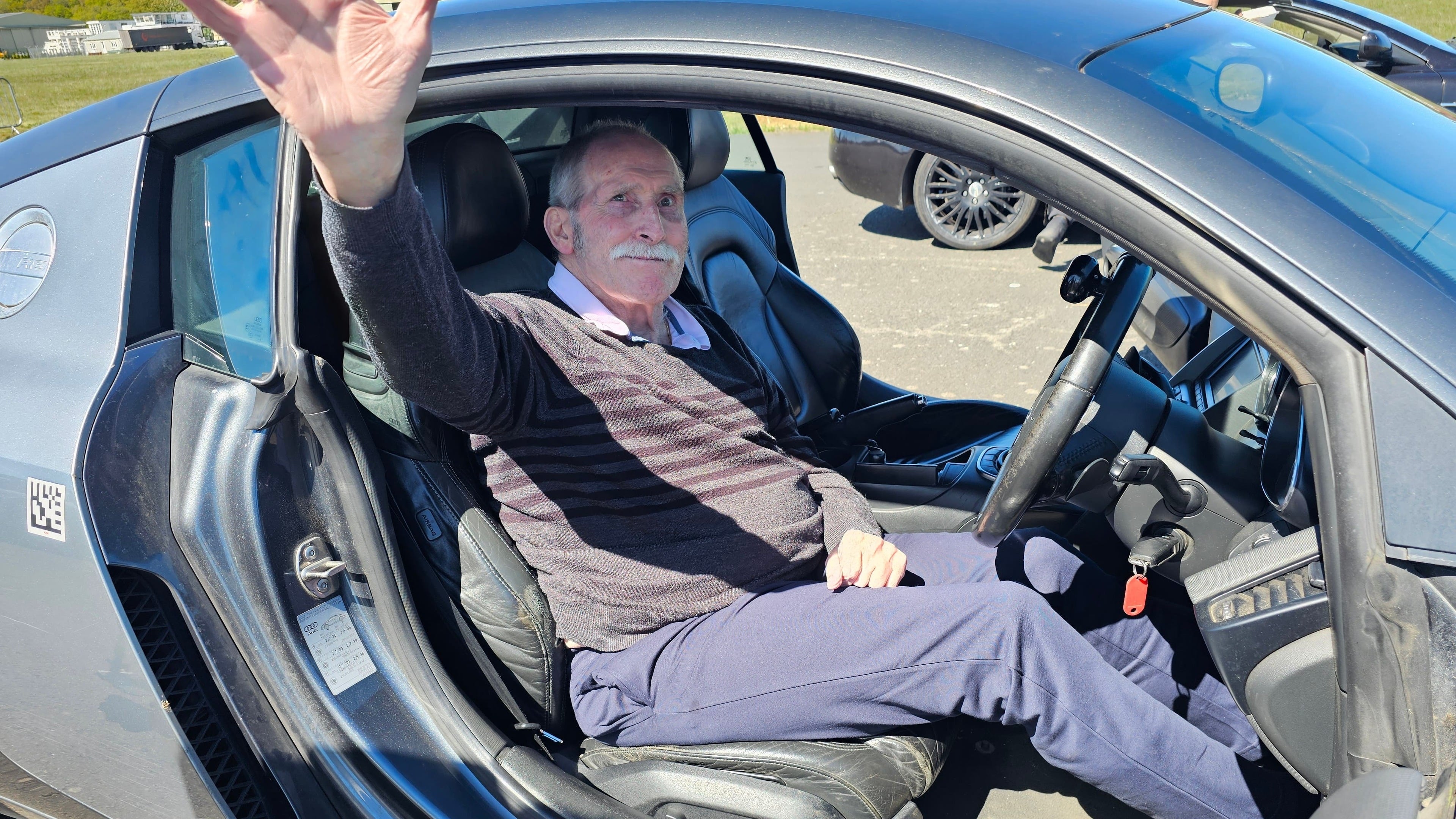 74-year-old pensioner gets 120mph supercar experience in adapted vehicles