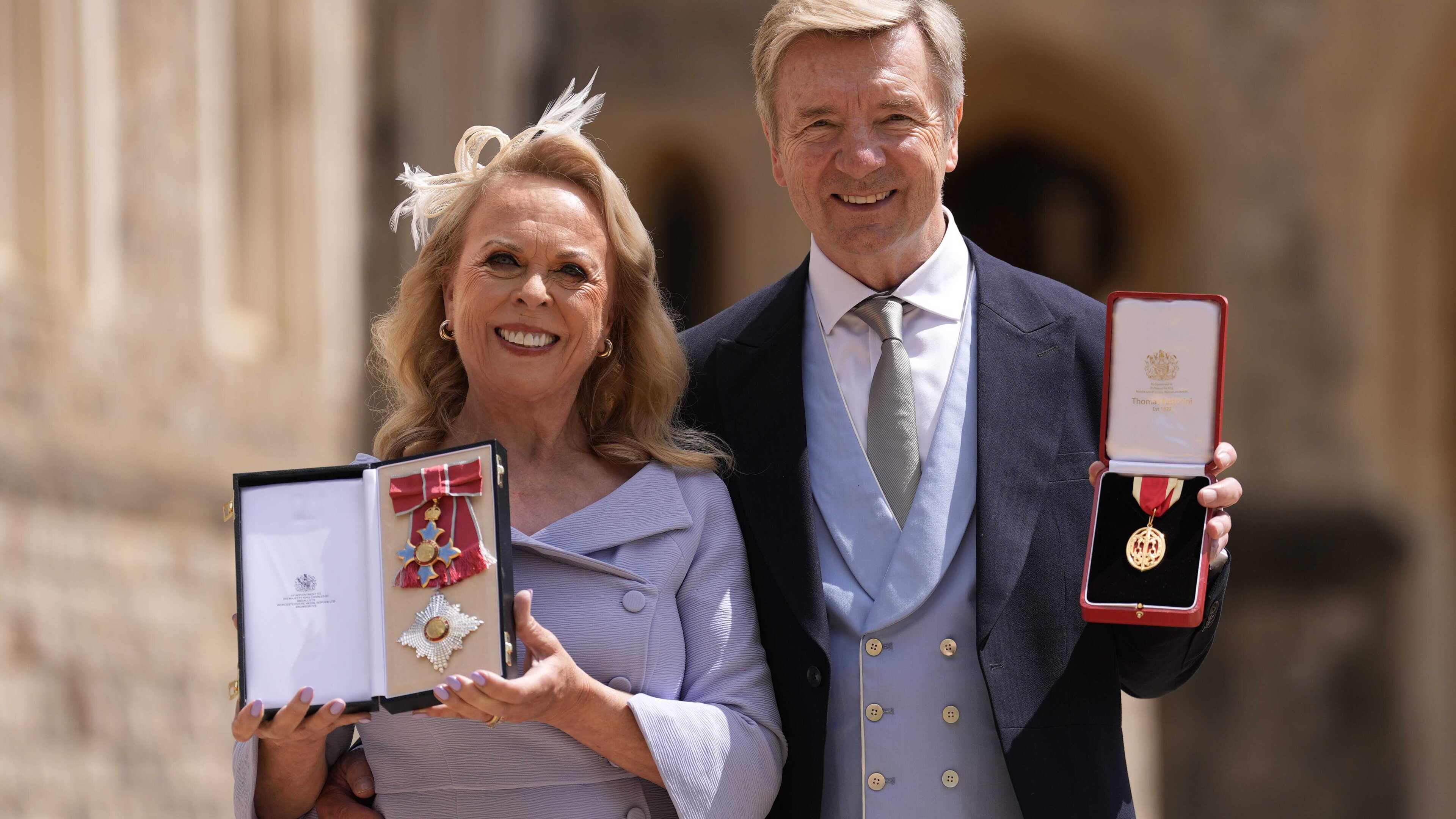 Torvill and Dean honoured by King as they celebrate retirement