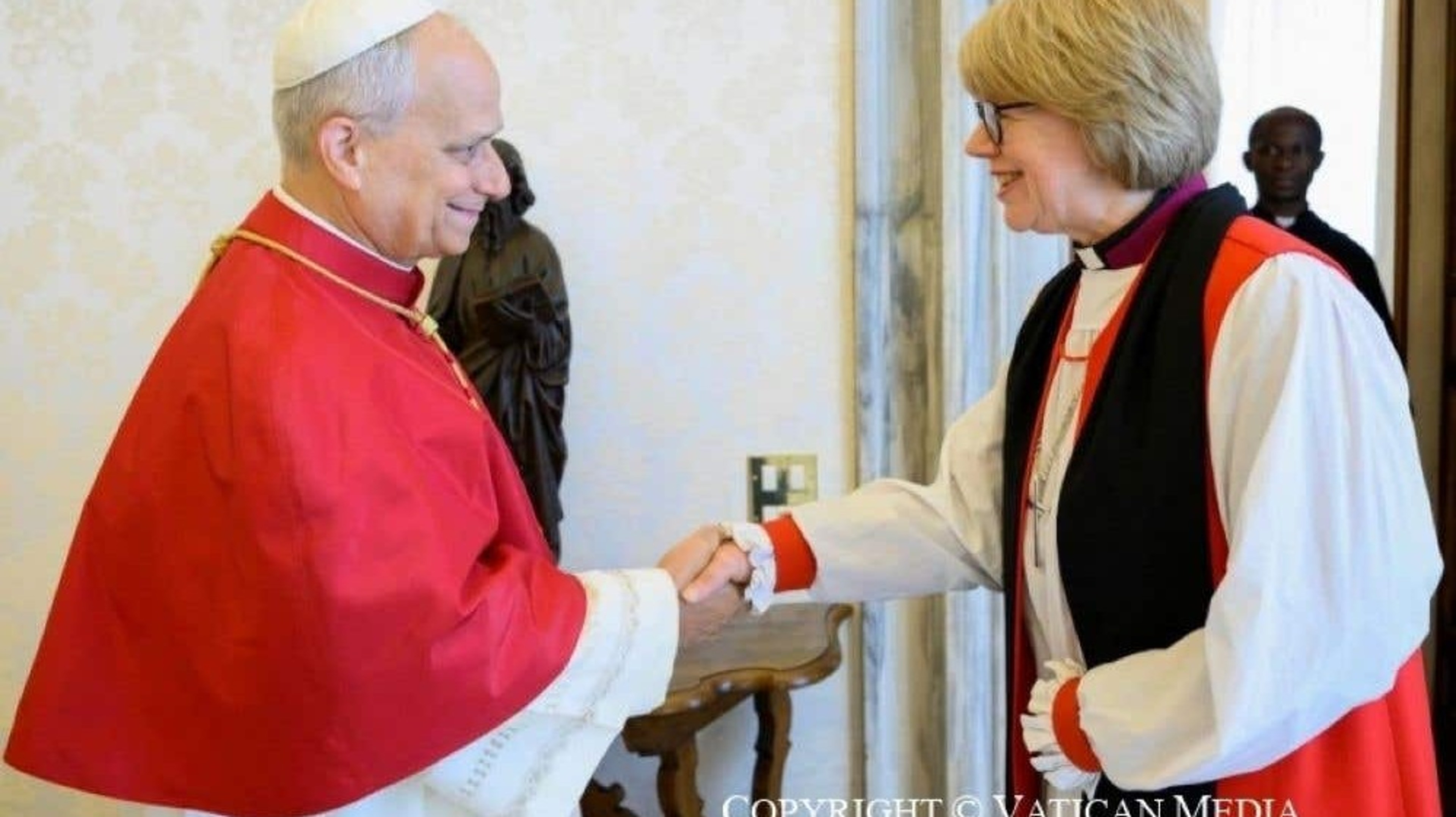 Archbishop of Canterbury tells Pope he will get warm welcome if he visits UK