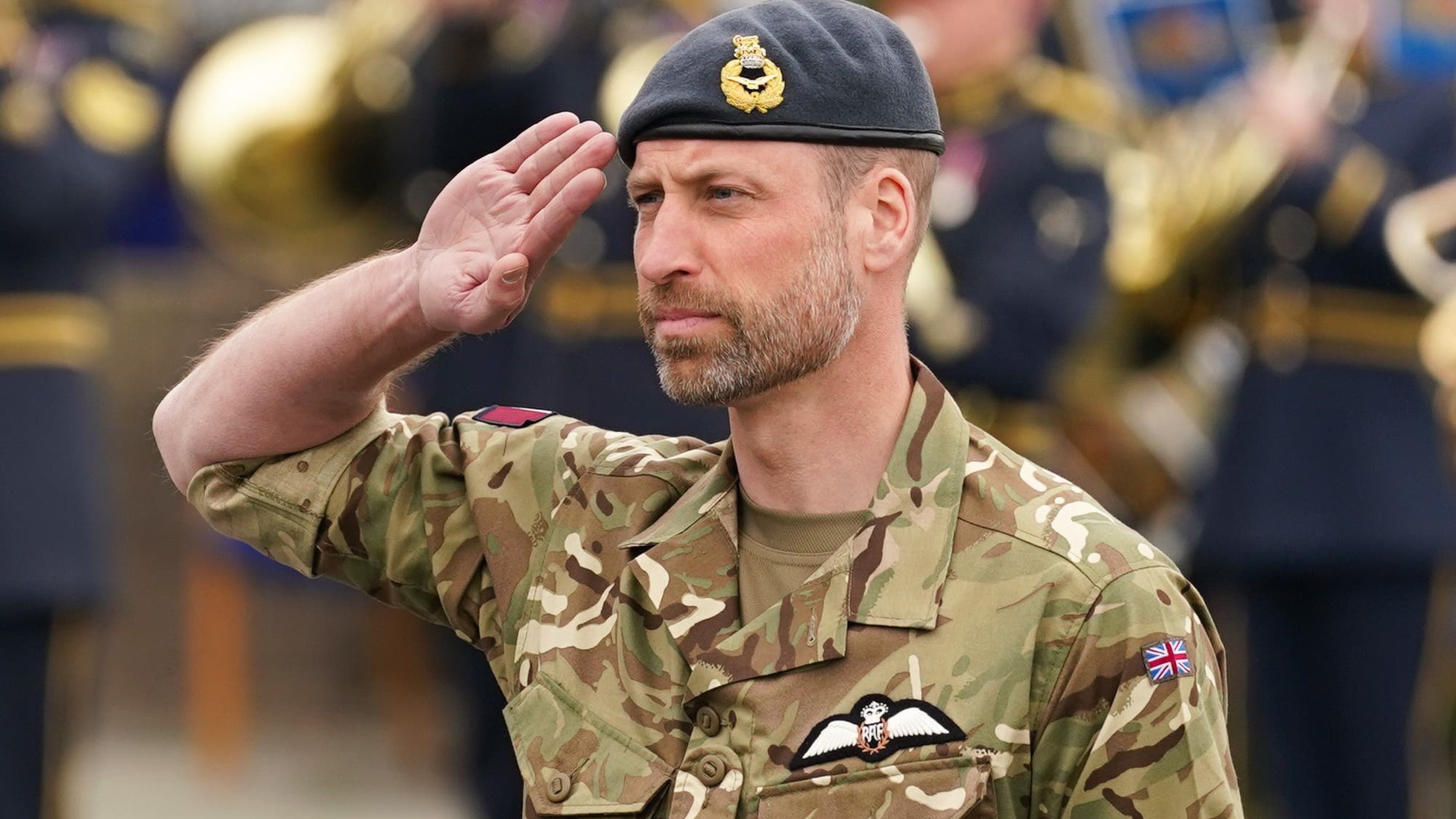 Prince of Wales speaks of ‘fond memories’ on return to airbase