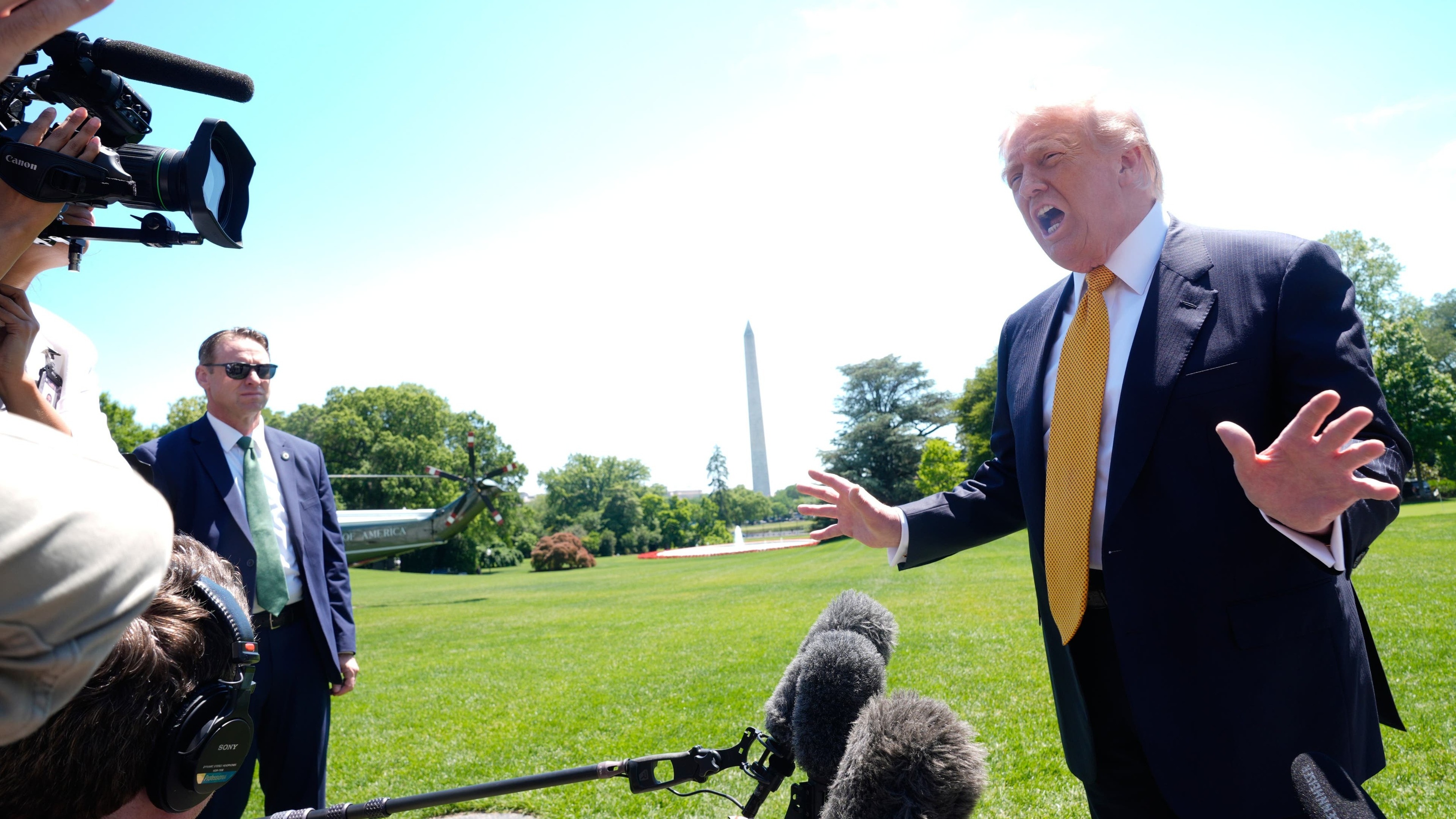 Up to Starmer if he quits, says Trump as he renews attack on UK energy stance