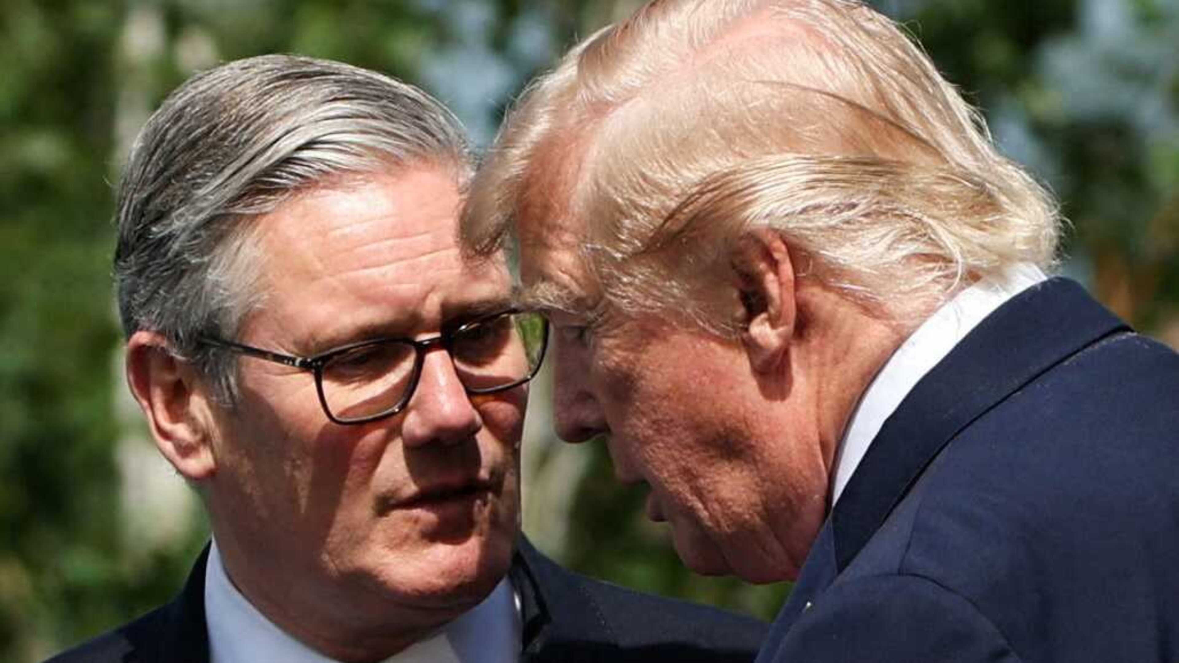 Fact check: Did Donald Trump shake Keir Starmer’s hand at a meeting?