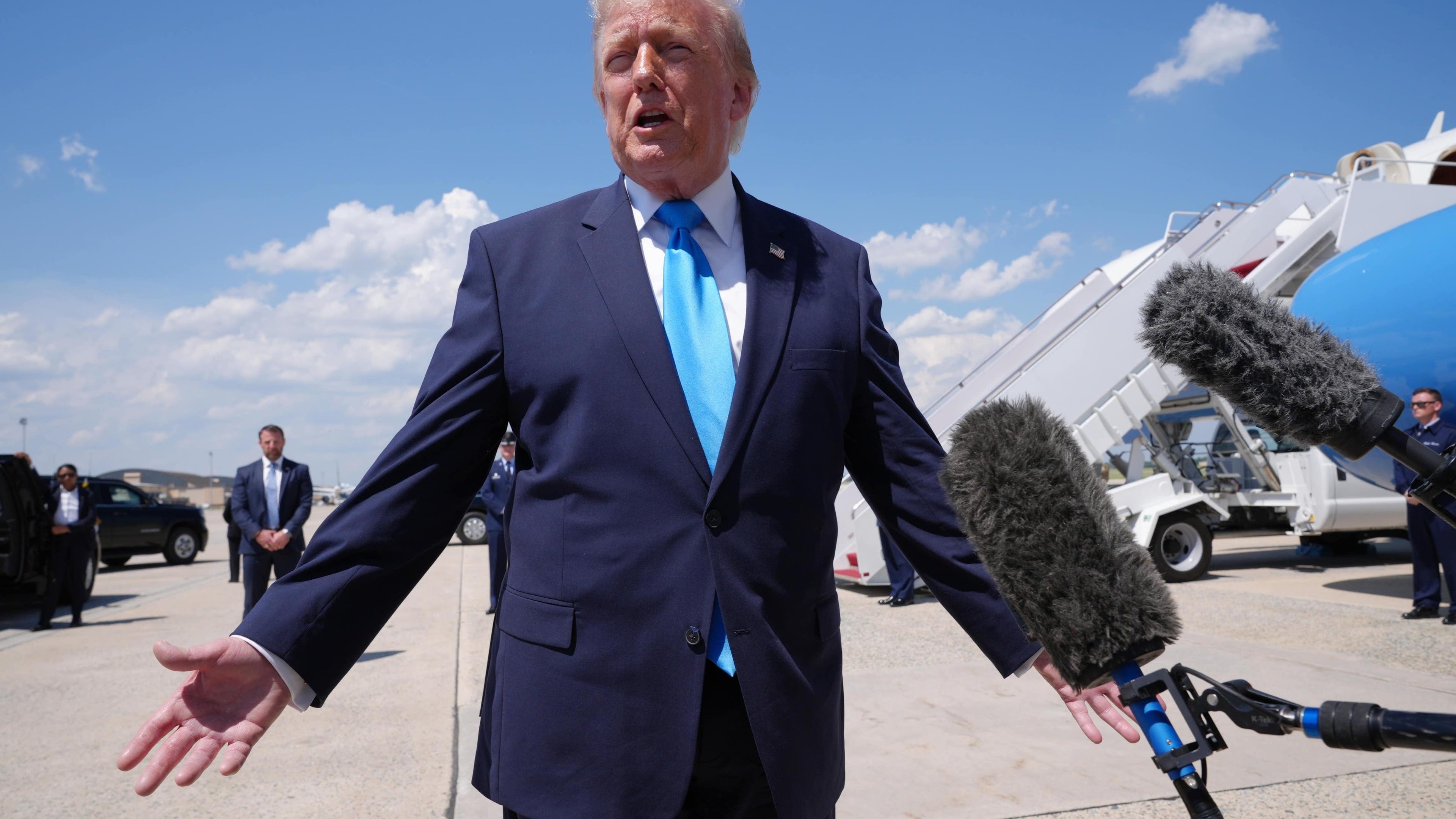 Trump says any Iran deal must keep Strait of Hormuz open immediately