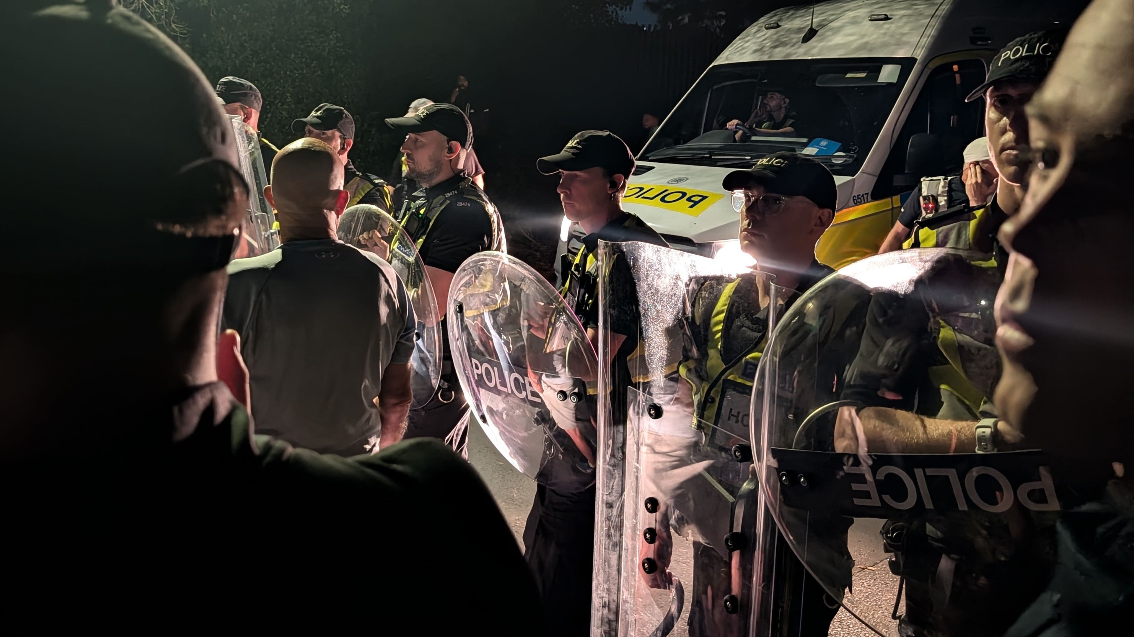Police say they are ready to ban face masks at anti-migration protests