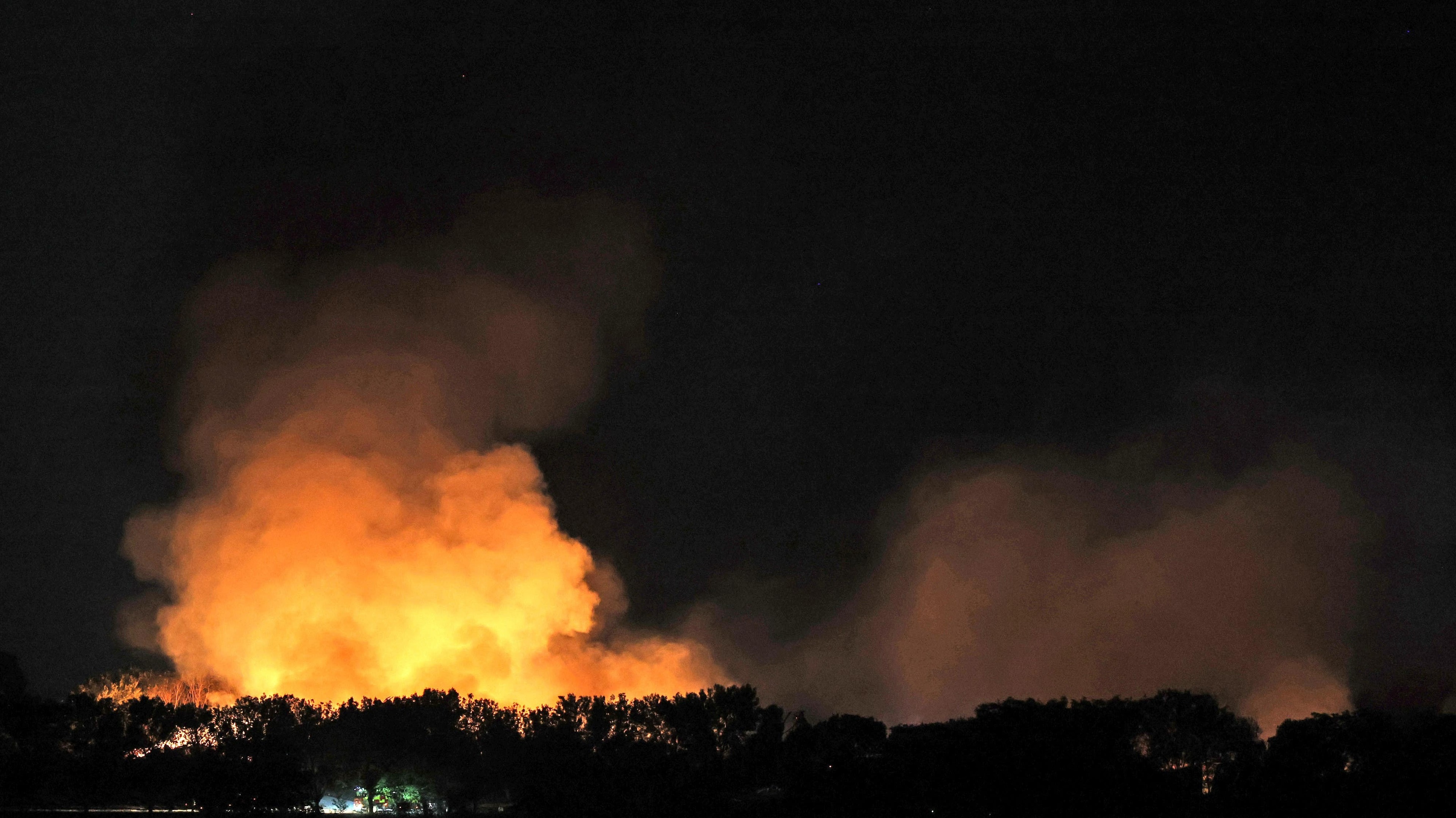 Firefighters continue tackling industrial units blaze into the weekend