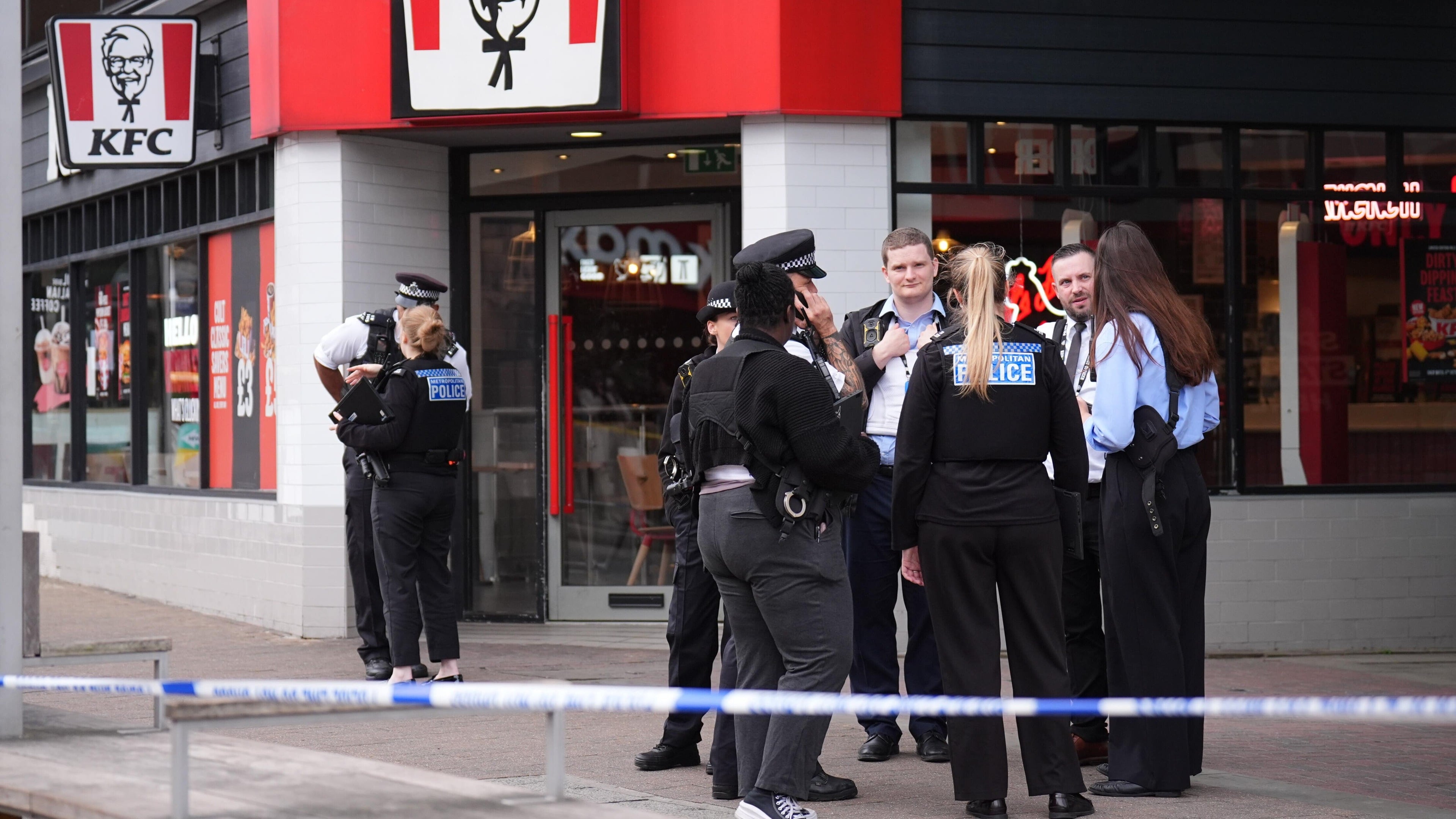 Seven men arrested after four others are stabbed in south-east London