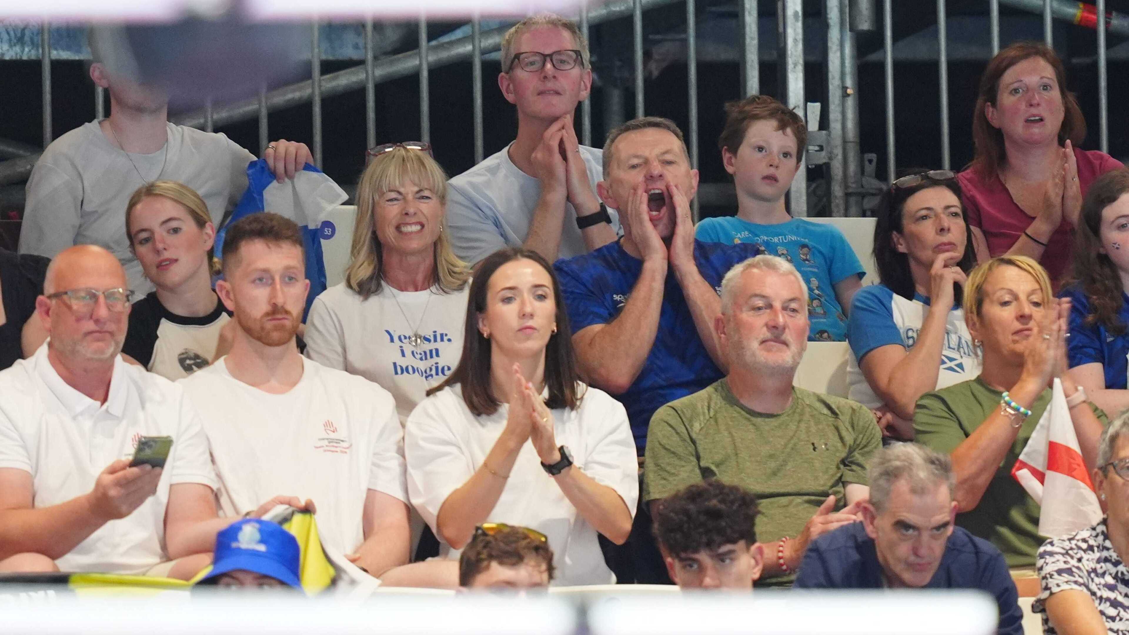 Madeleine McCann’s brother cheered on by parents at Commonwealth Games