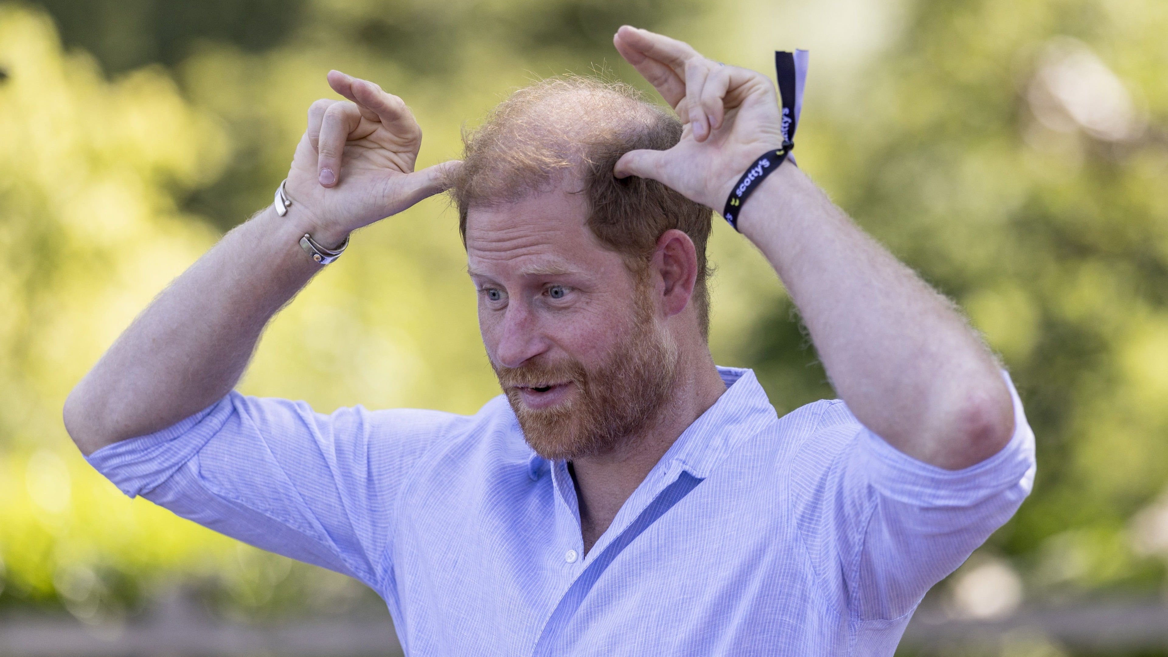 Prince Harry joins children’s charity goat yoga as final UK public appearance
