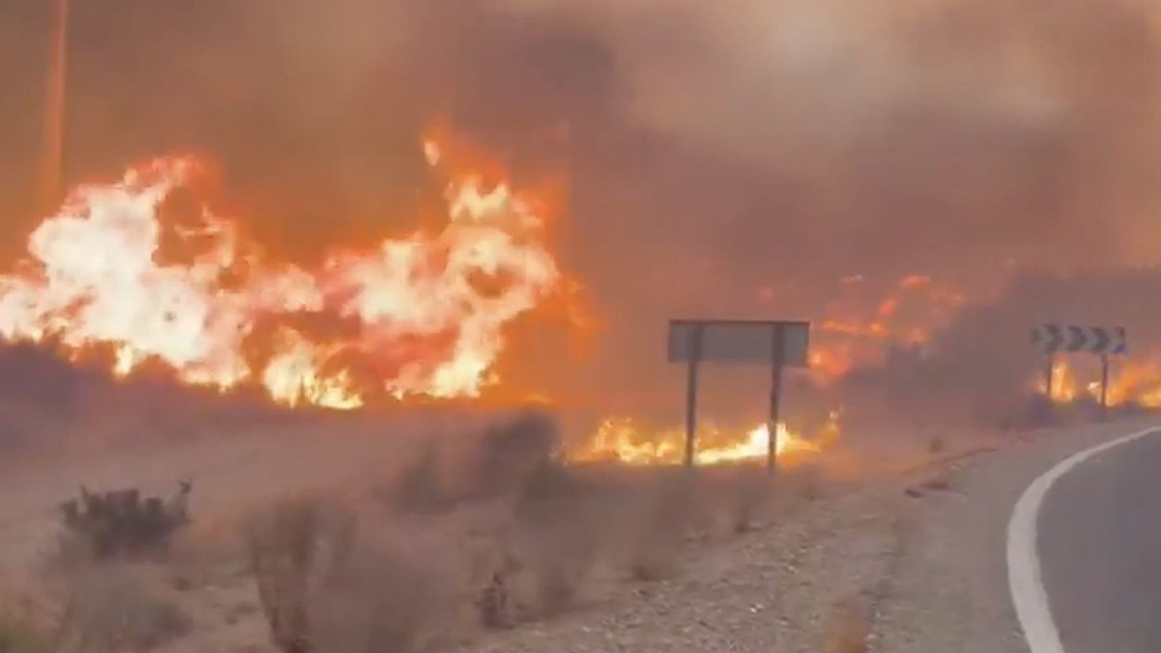 Spanish fire survivor says his wife and friends may have died trying to evacuate on foot