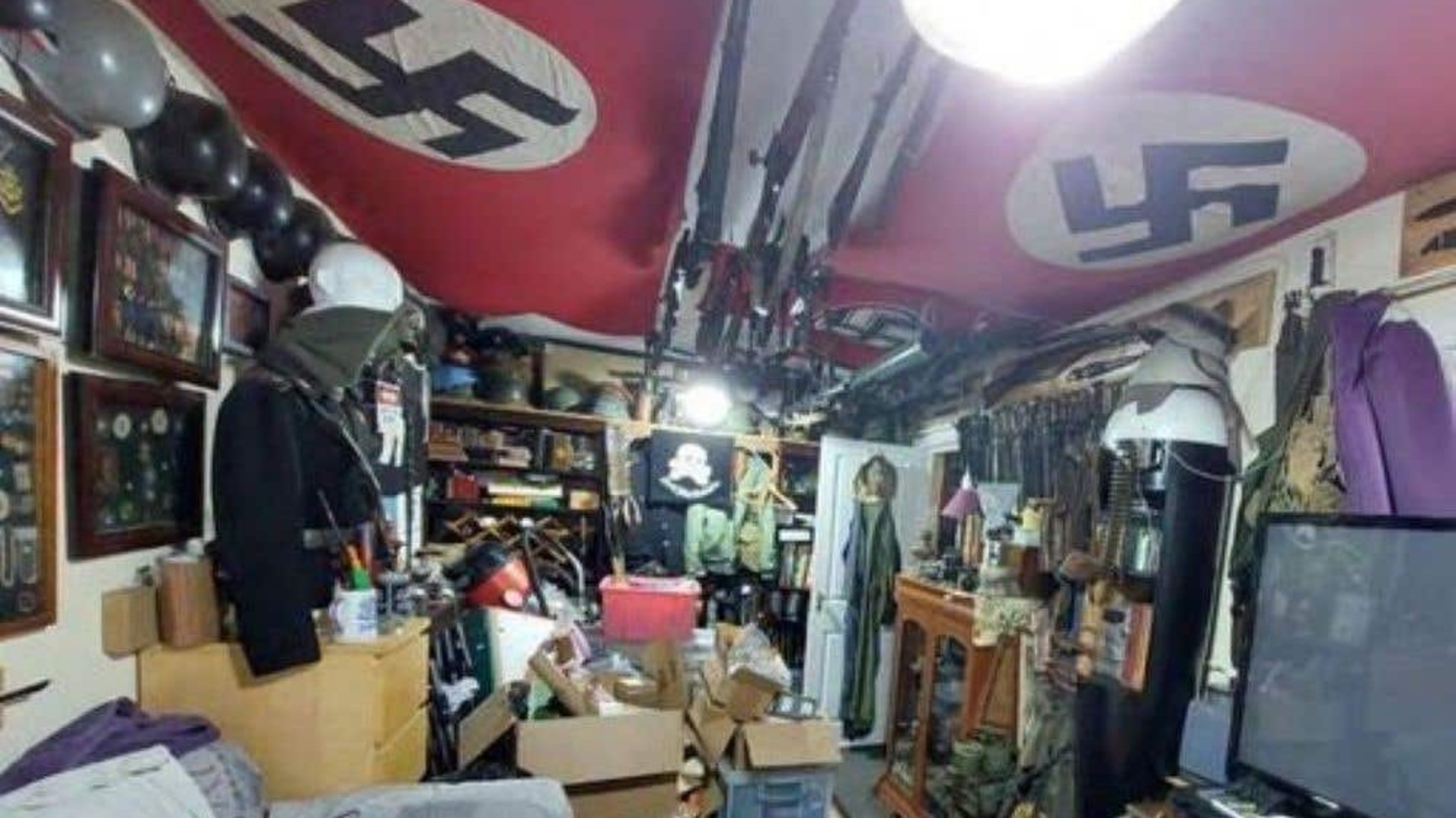 Former British soldier jailed over weapons stash described as a “man cave”