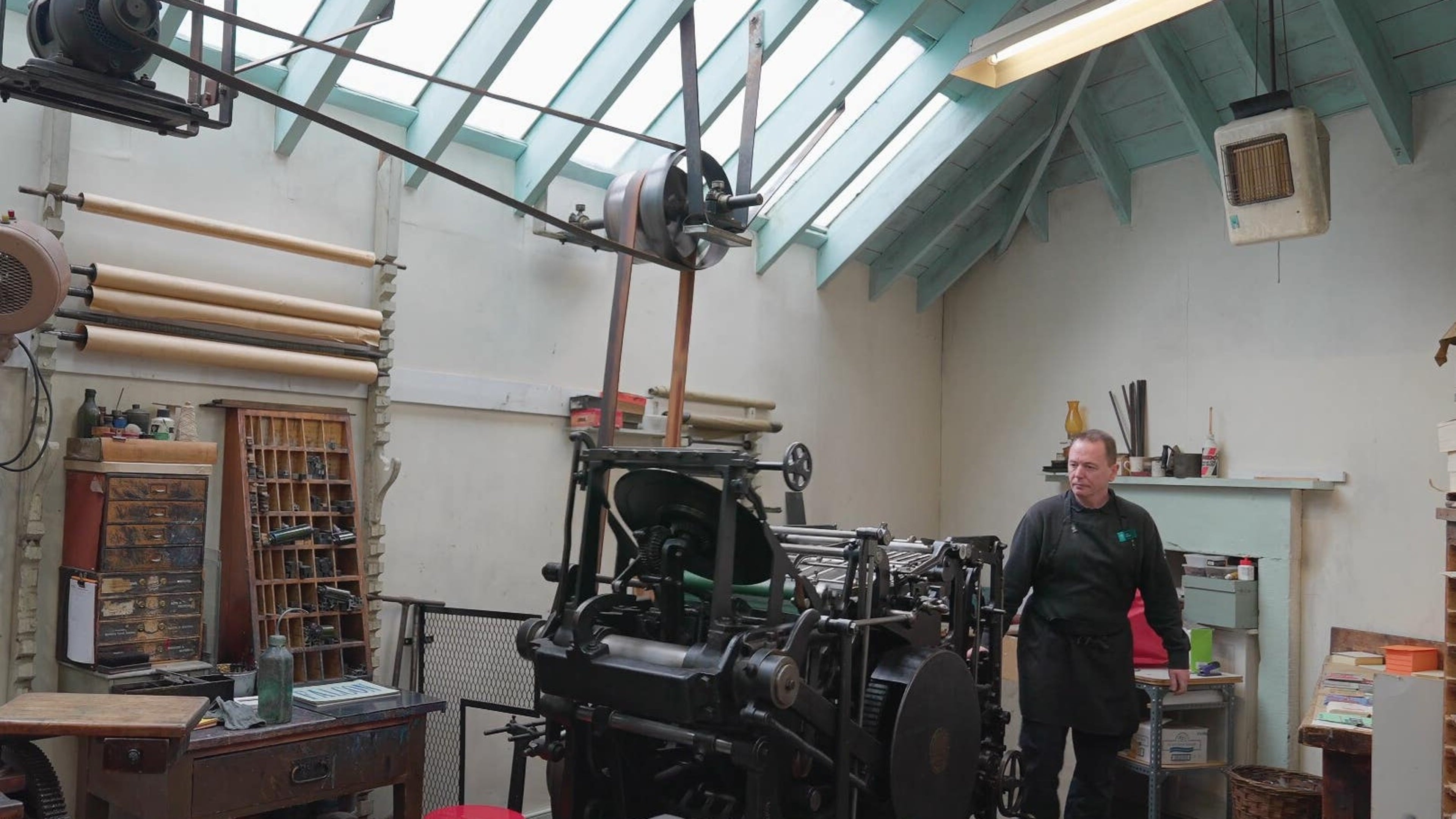 Victorian printing press restored and back in operation at Robert Smail’s Printing Works